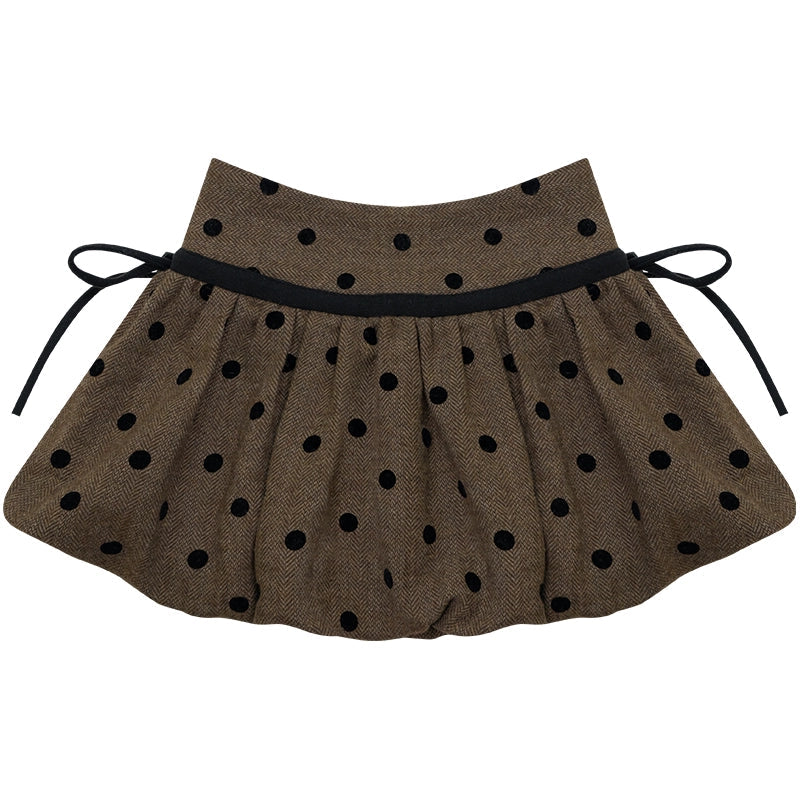 Retro Polka Dot Skirt