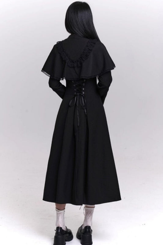 Gothic Black Long Dress