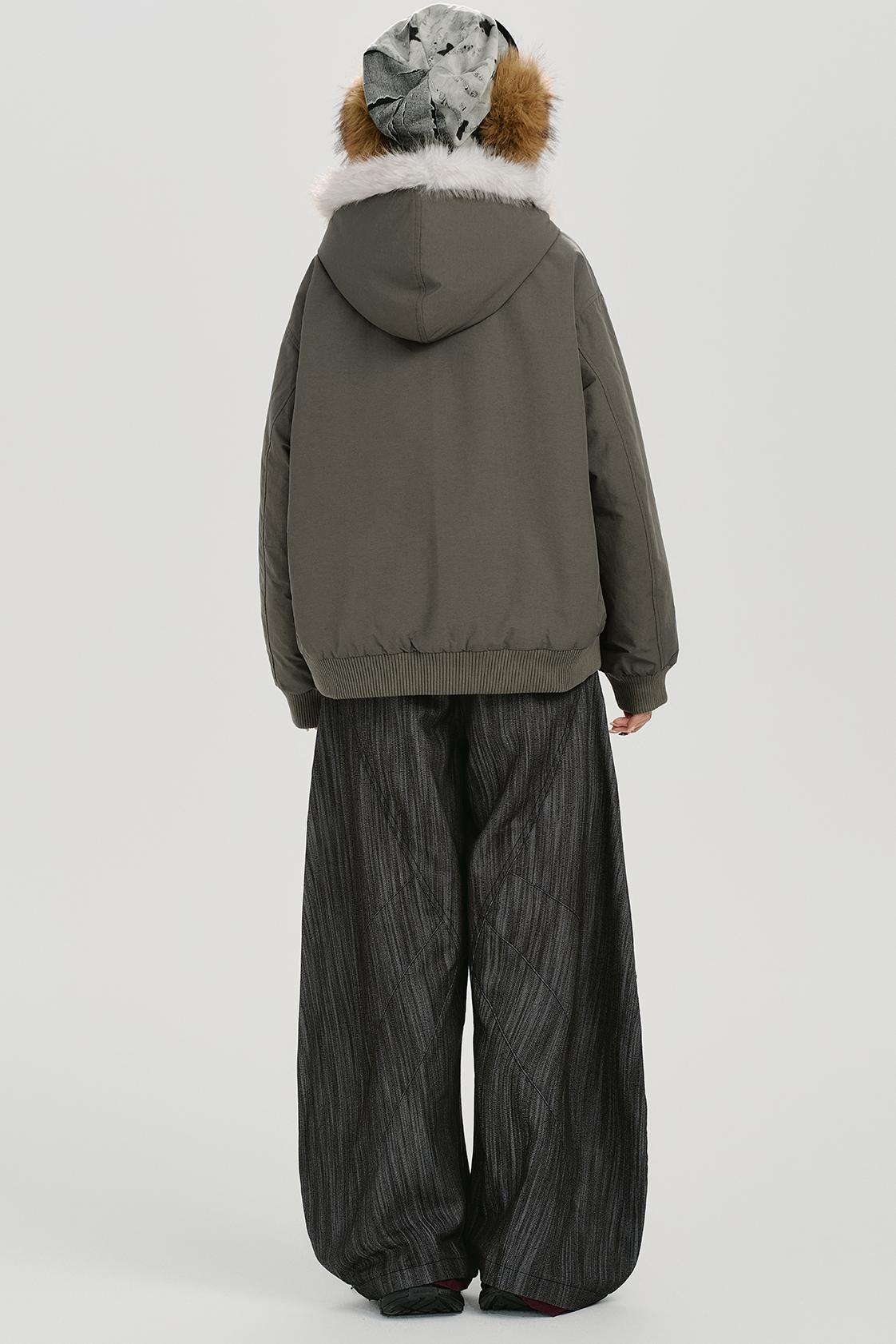 アメリカンレトロフーデッドジャケット