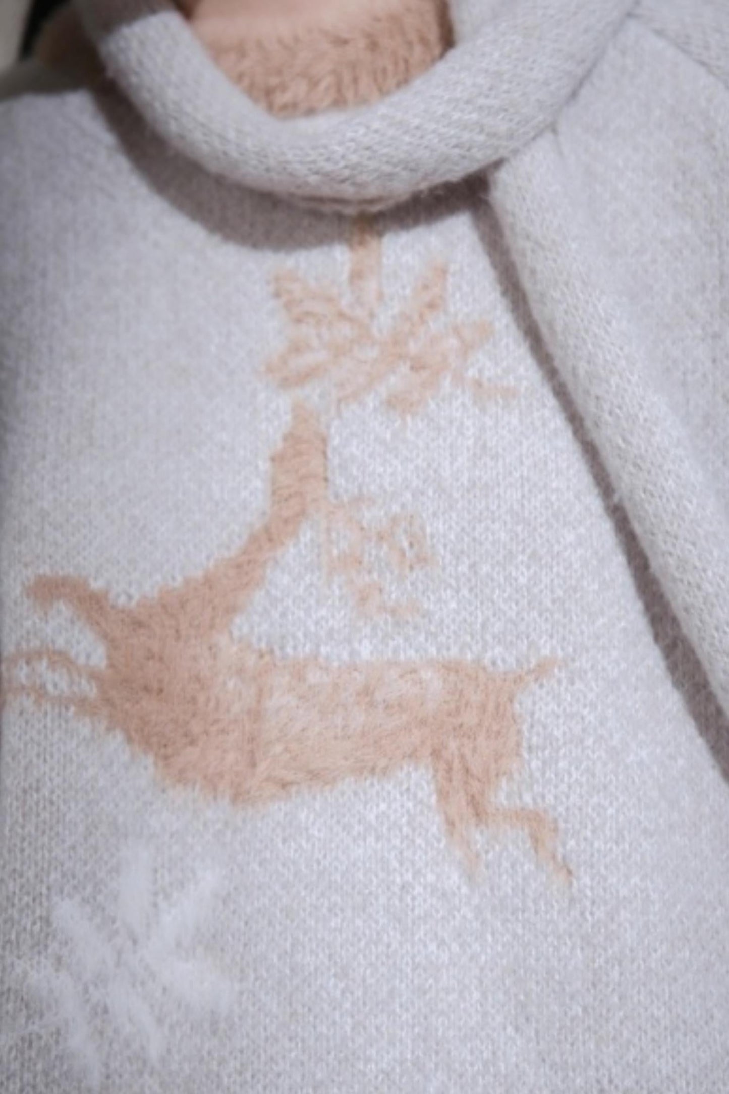 アイランドイミテーショントップス+スカーフ