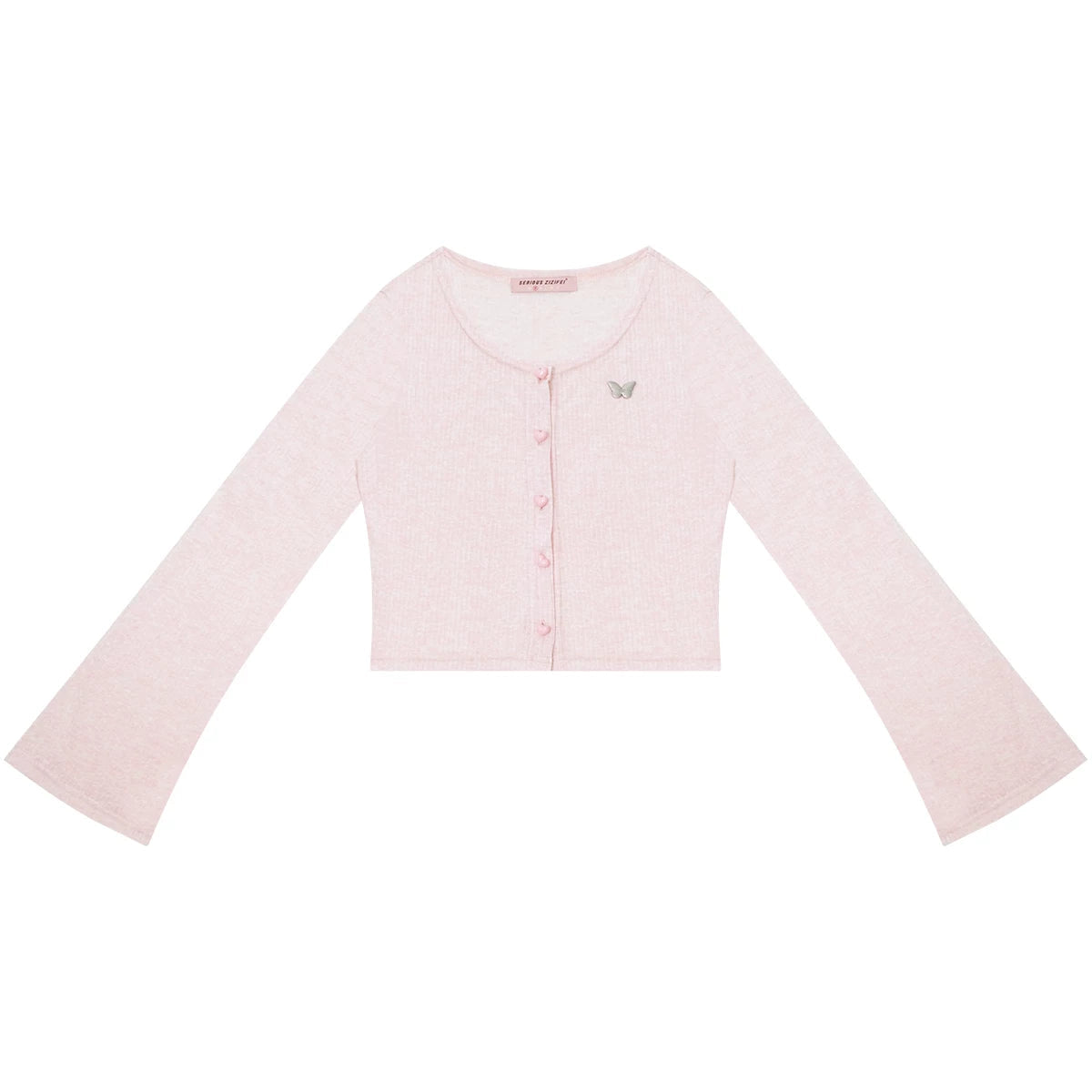 甜美修身针织开衫