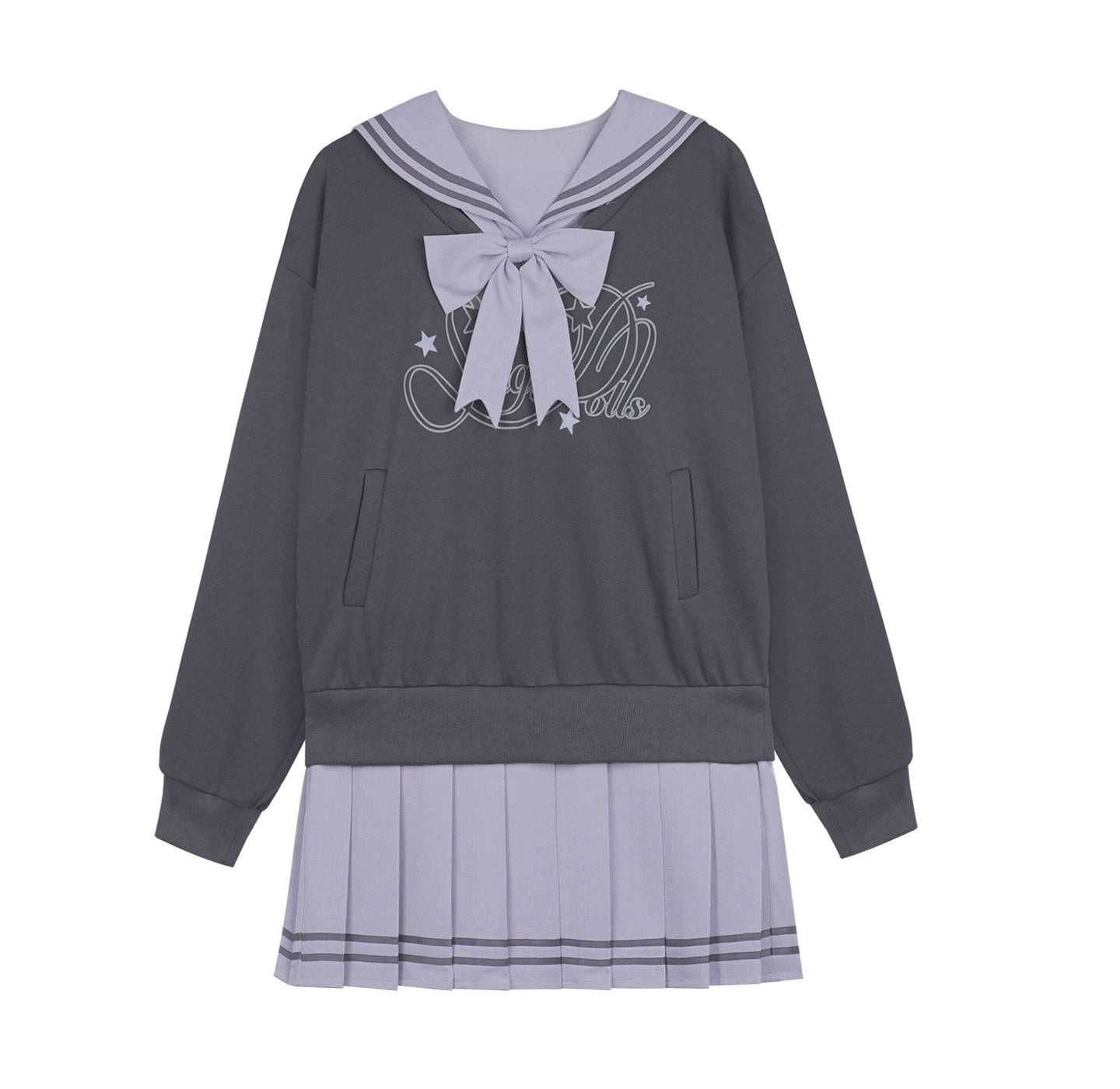 sweet ray purple sailor dress