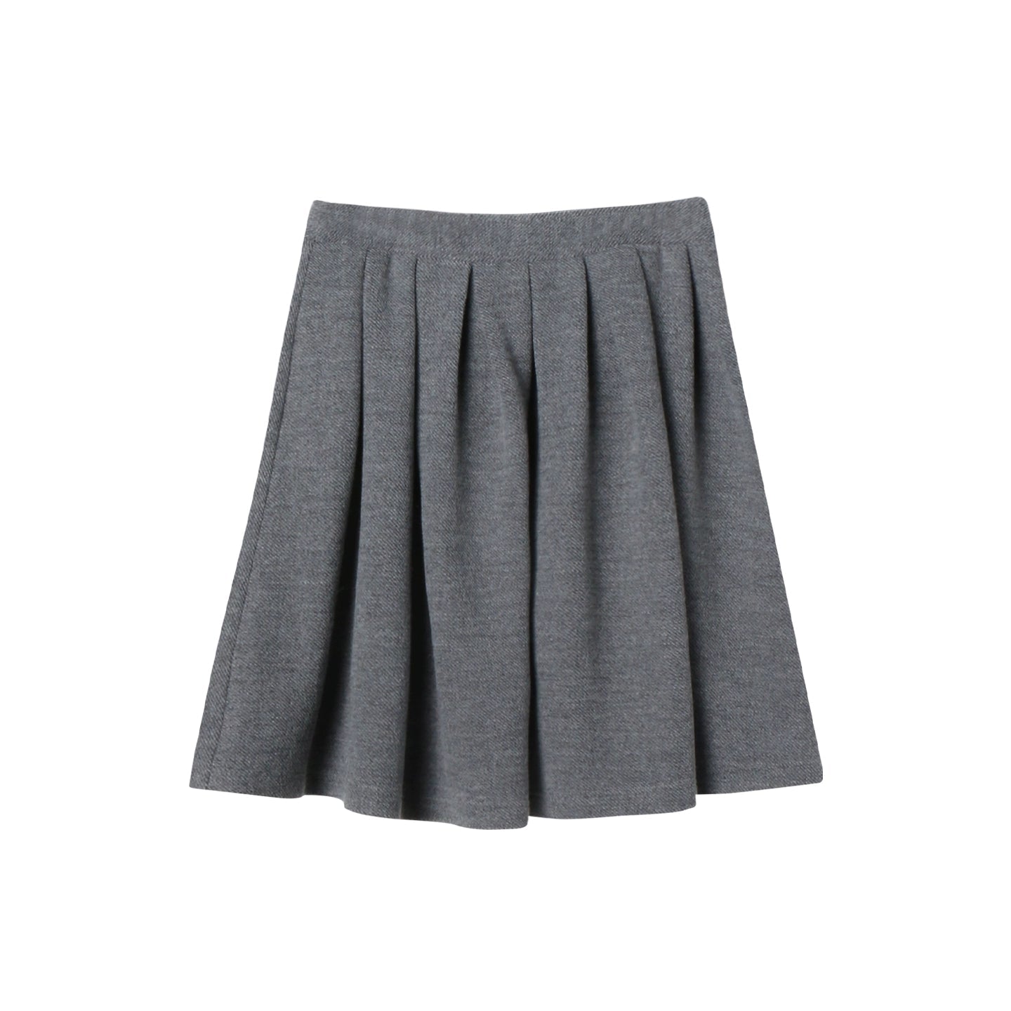 レトロトップス+プレッピープリーツスカート+スカーフ