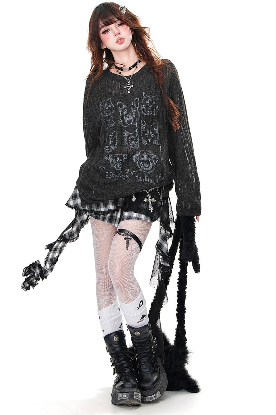 ルーズフィットブラウス