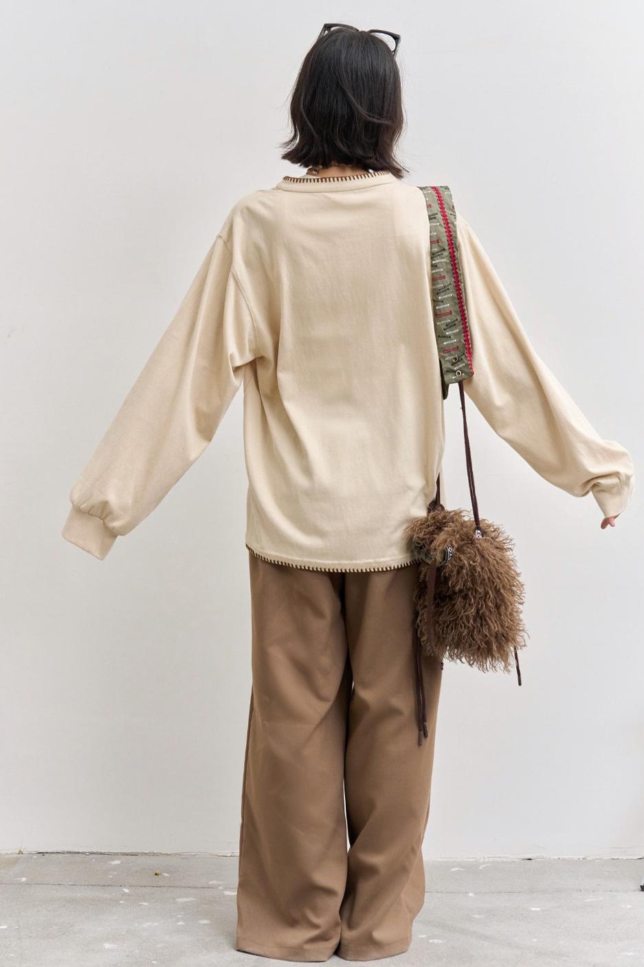 Loose Long Sleeve Top