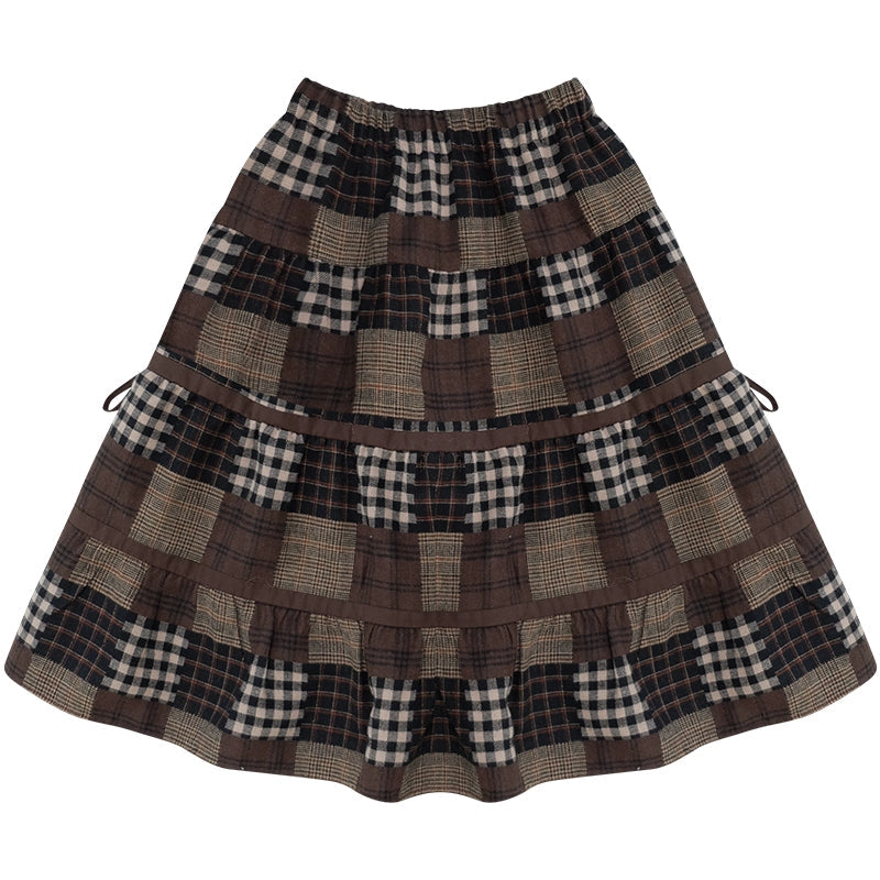 Retro Plaid Skirts