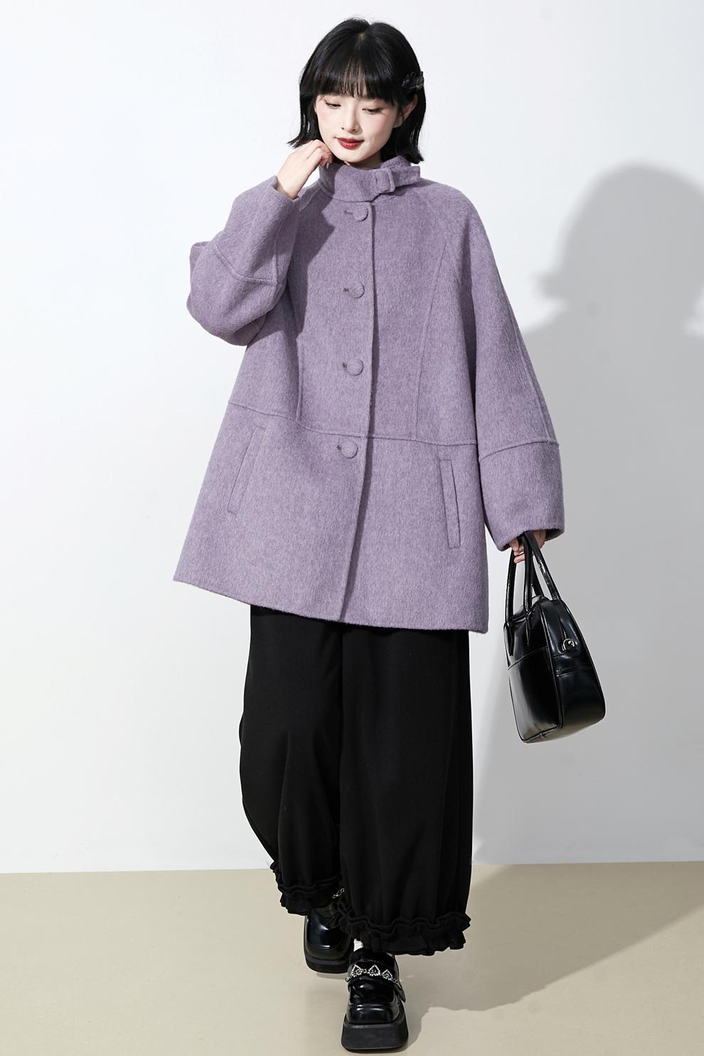 Vintage Ruffle Woollen Pants