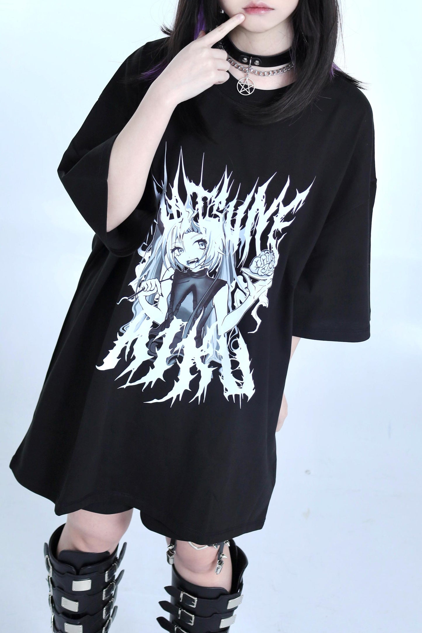 地雷セーラーオーバーTシャツ