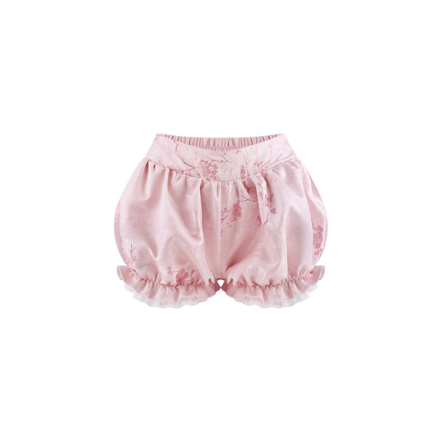 rosa Prinzessinnenkleid aus Satin mit Neckholder