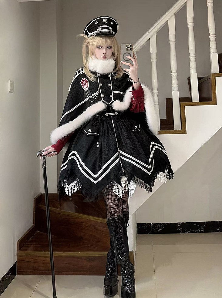 【2月23日予約締切】ドーンブレイカーゴシックジャカードミリタリービスチェサスドレス