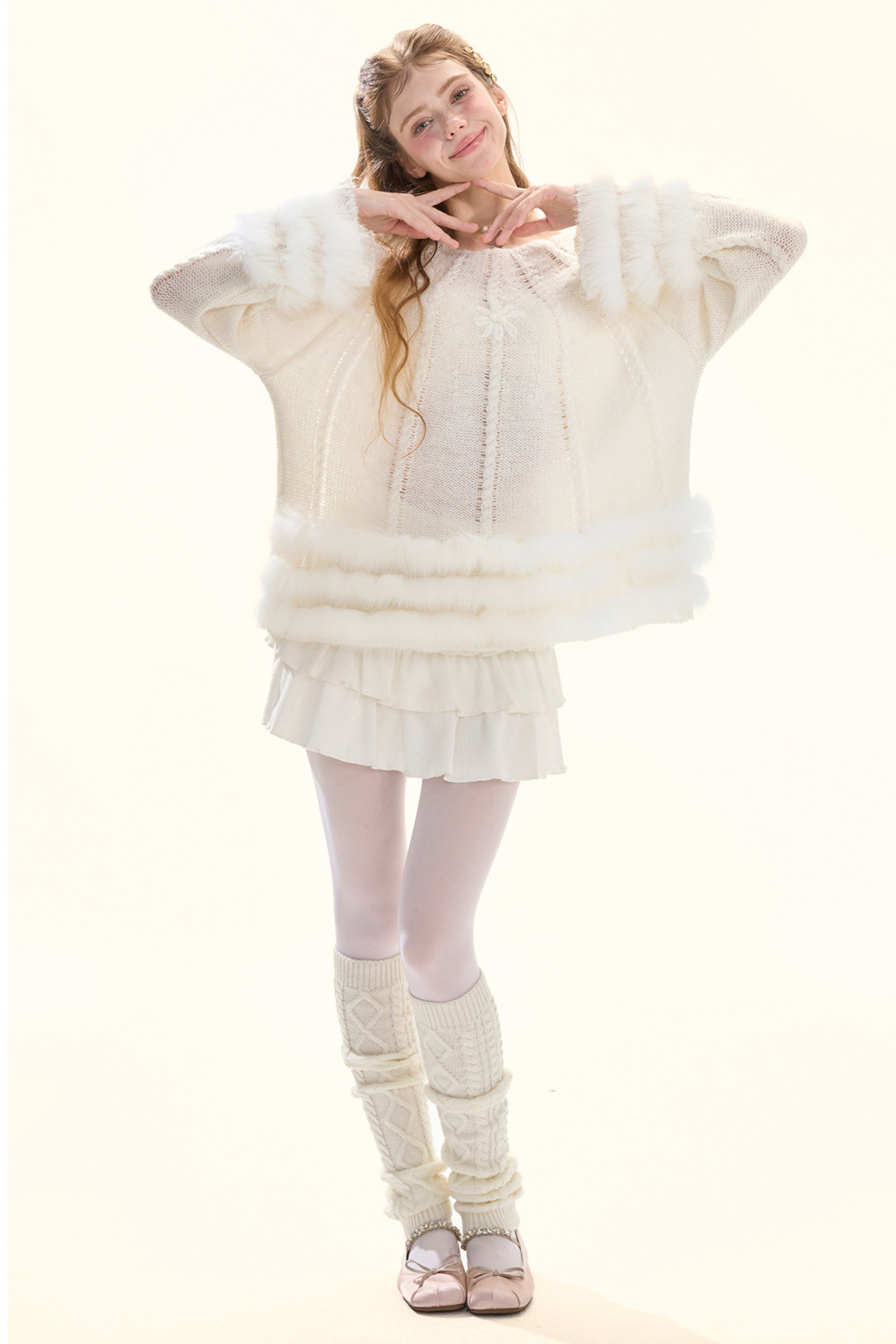 ムーンライトワルツピュアホワイトトップス