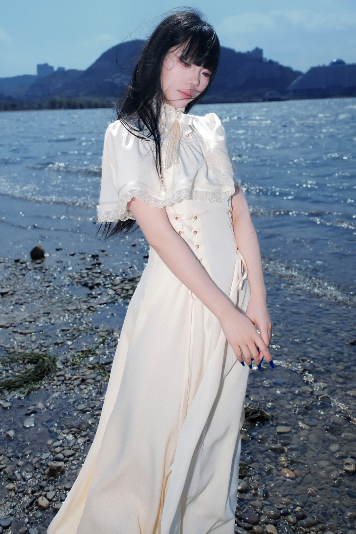 フレンチレトロレースドレス