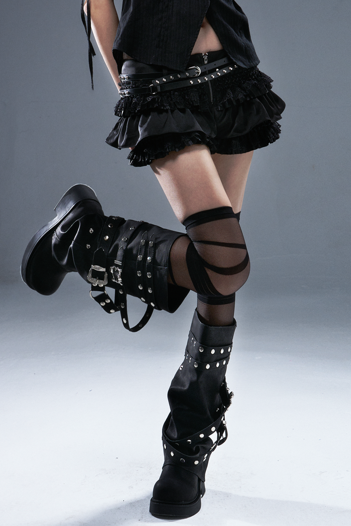 パンクケーキバレエフリルキュロット