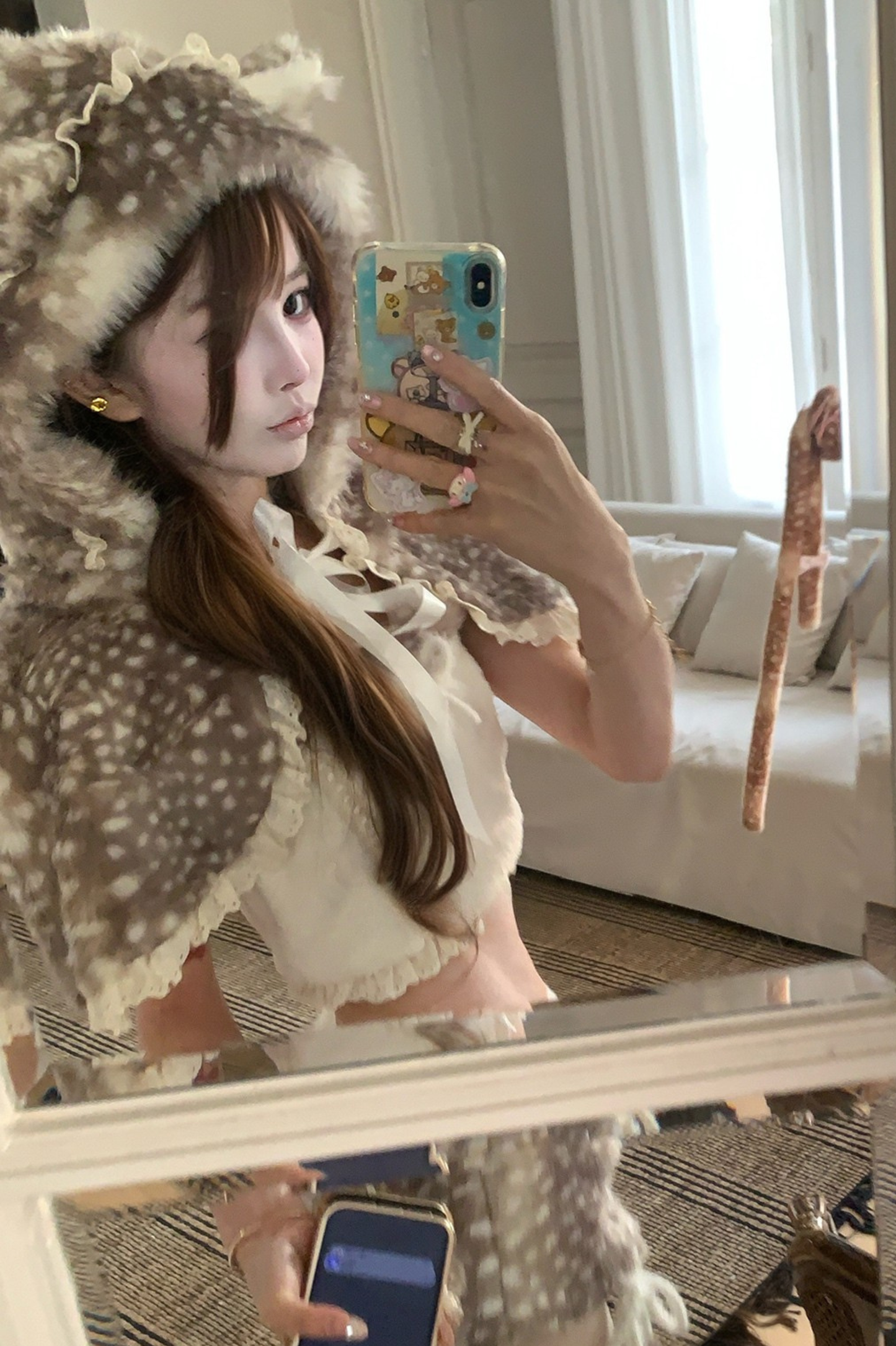 Bambi cape + camisole + pants