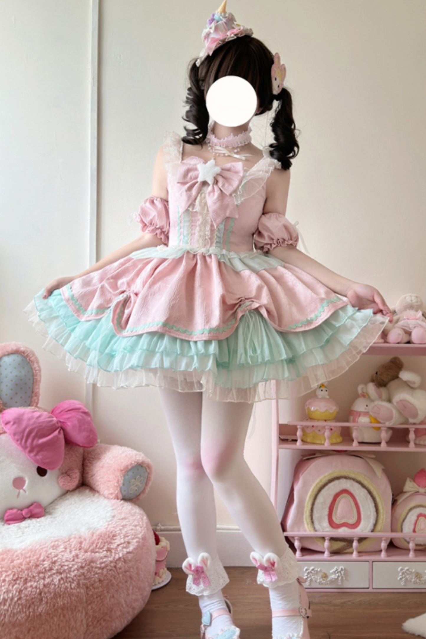 【予約商品】パステル魔法ロリータドレス