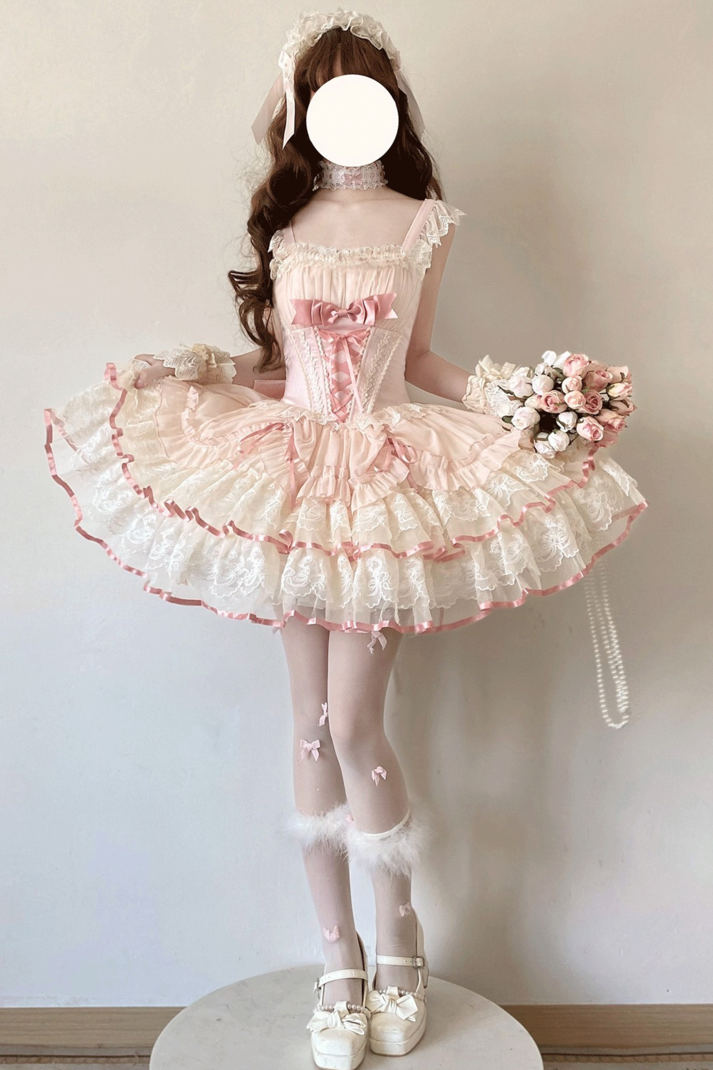 スイートロリータバレエジャンパースカート