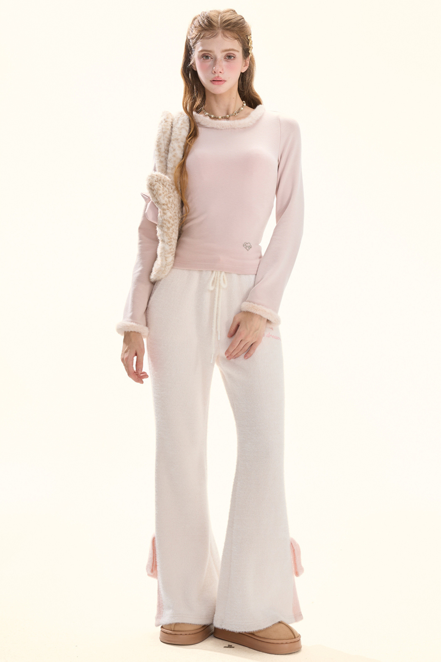 スウィートドリームファーバッグリボントップス