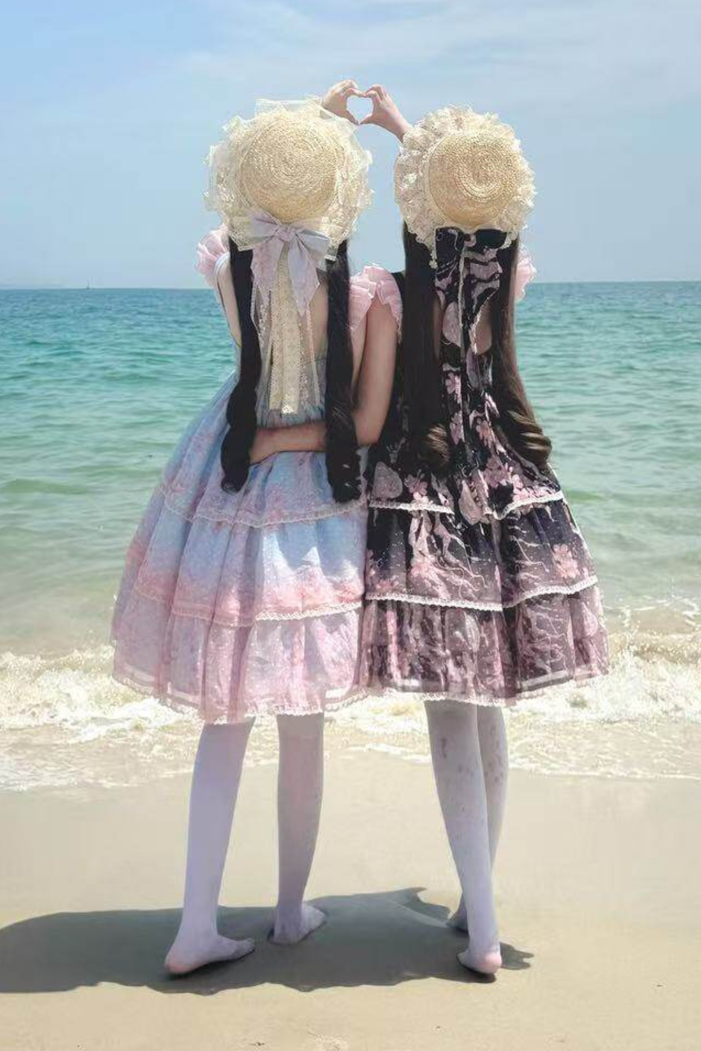 スイートジェリーフィッシュノースリーブロリータドレス