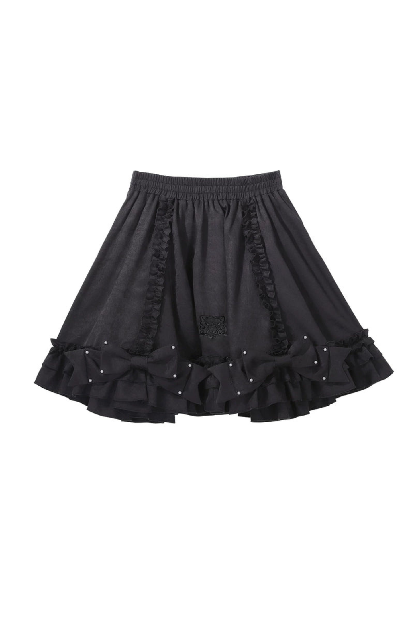 フライングスリーブスイートダークトップス+フレアスカート