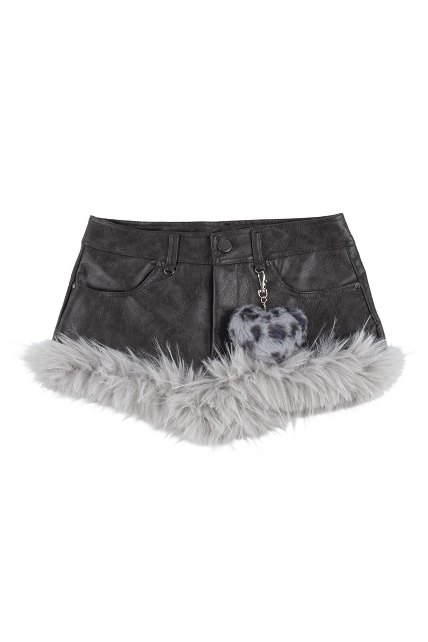 Y2K Millard Poo Leather Hot Pants