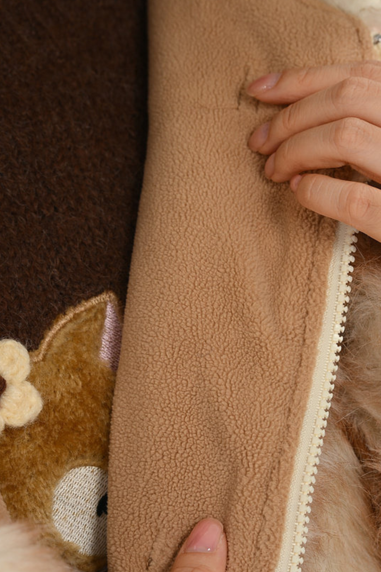 ラムフードボリュームファーコート