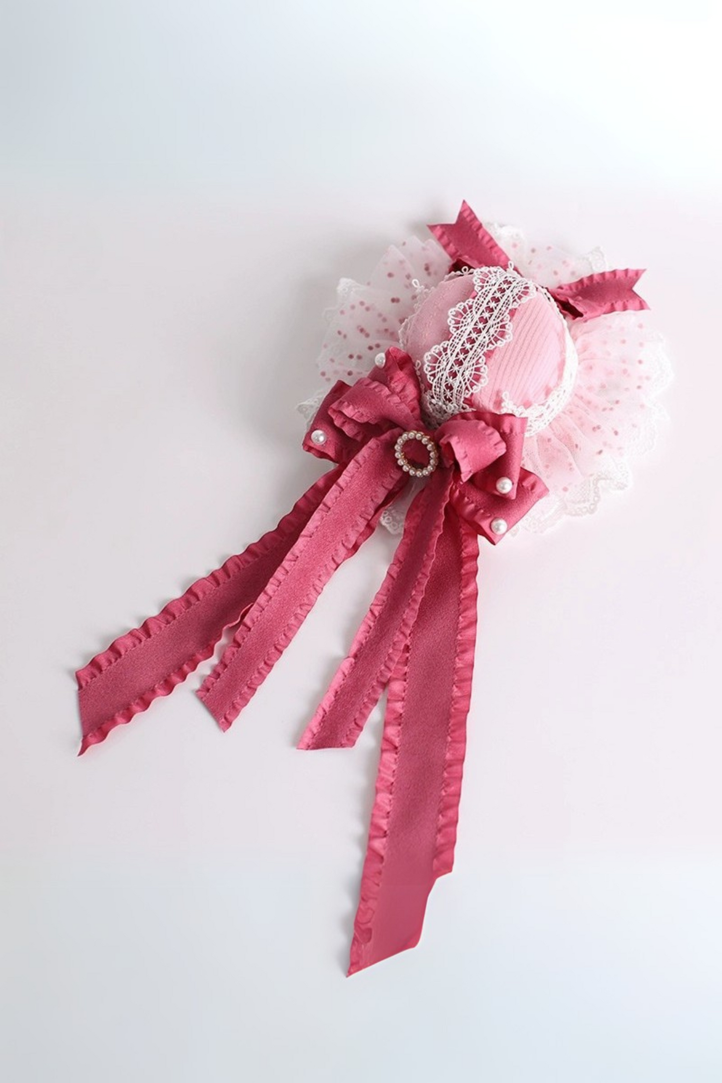 Rose Red Velvet Cake Doll Accessories