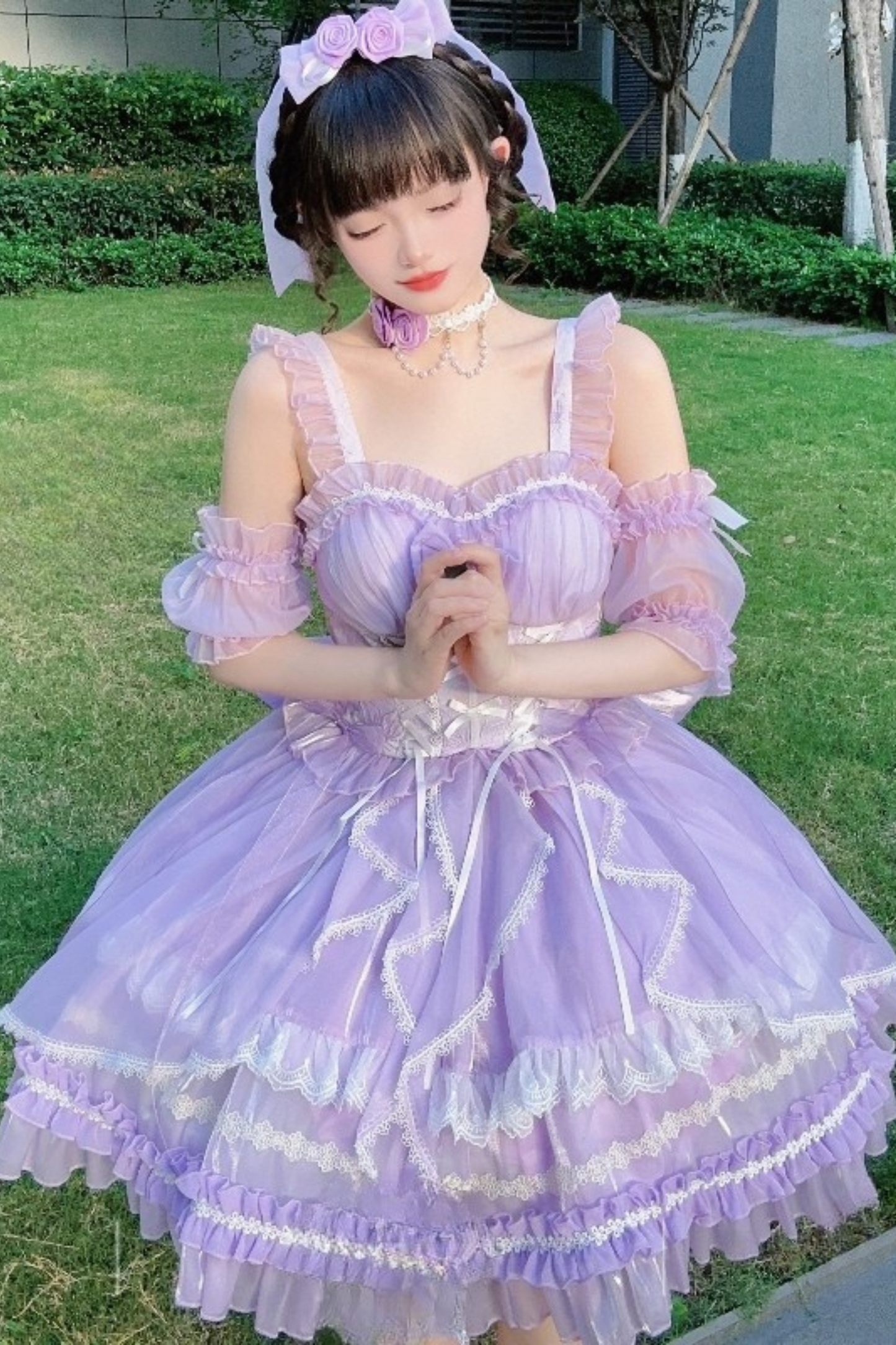 Fantasy Lace-Up Design Princess Lolita Dress