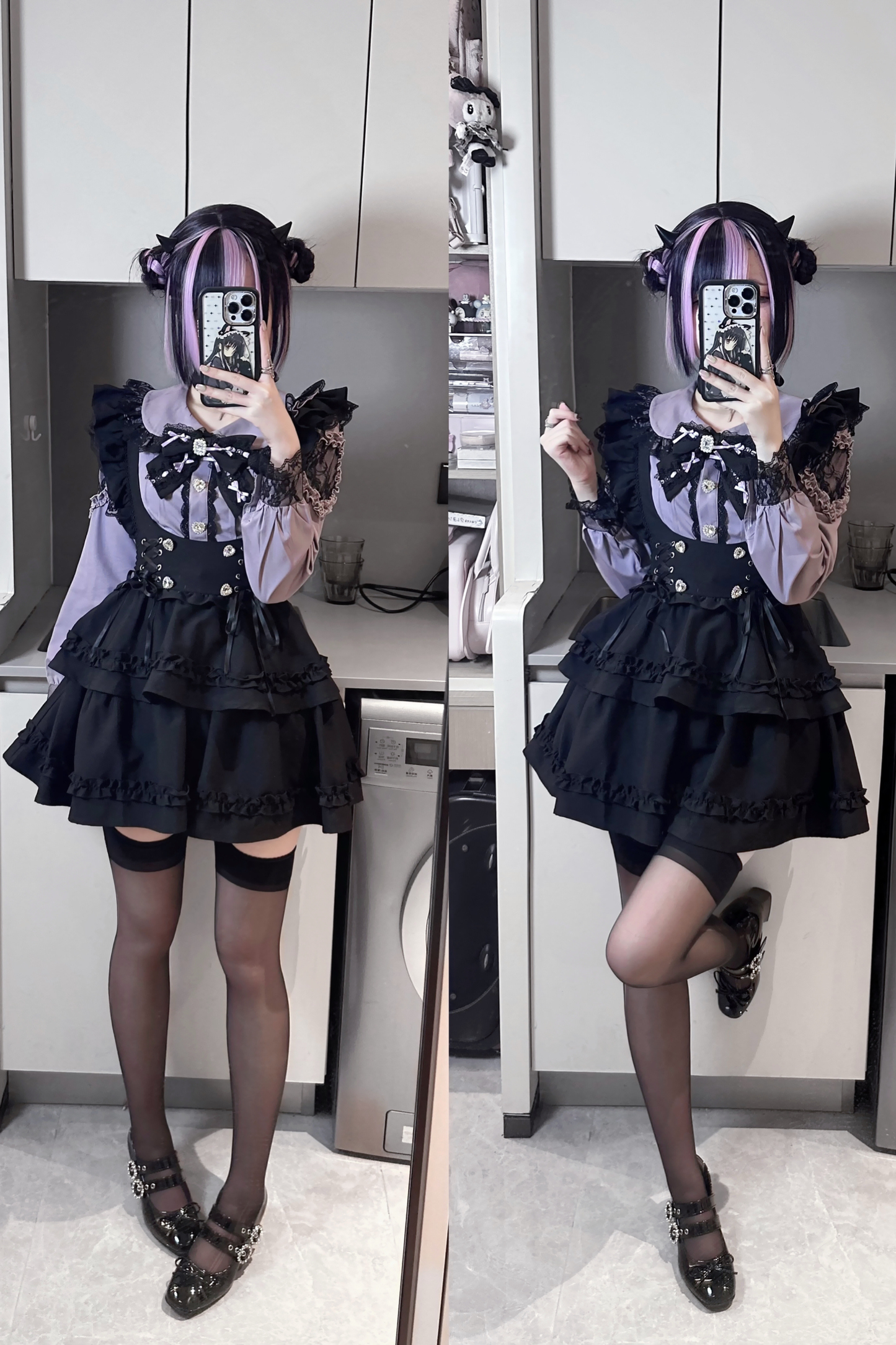 Doll Shirt + Ruffle Sass Skirt