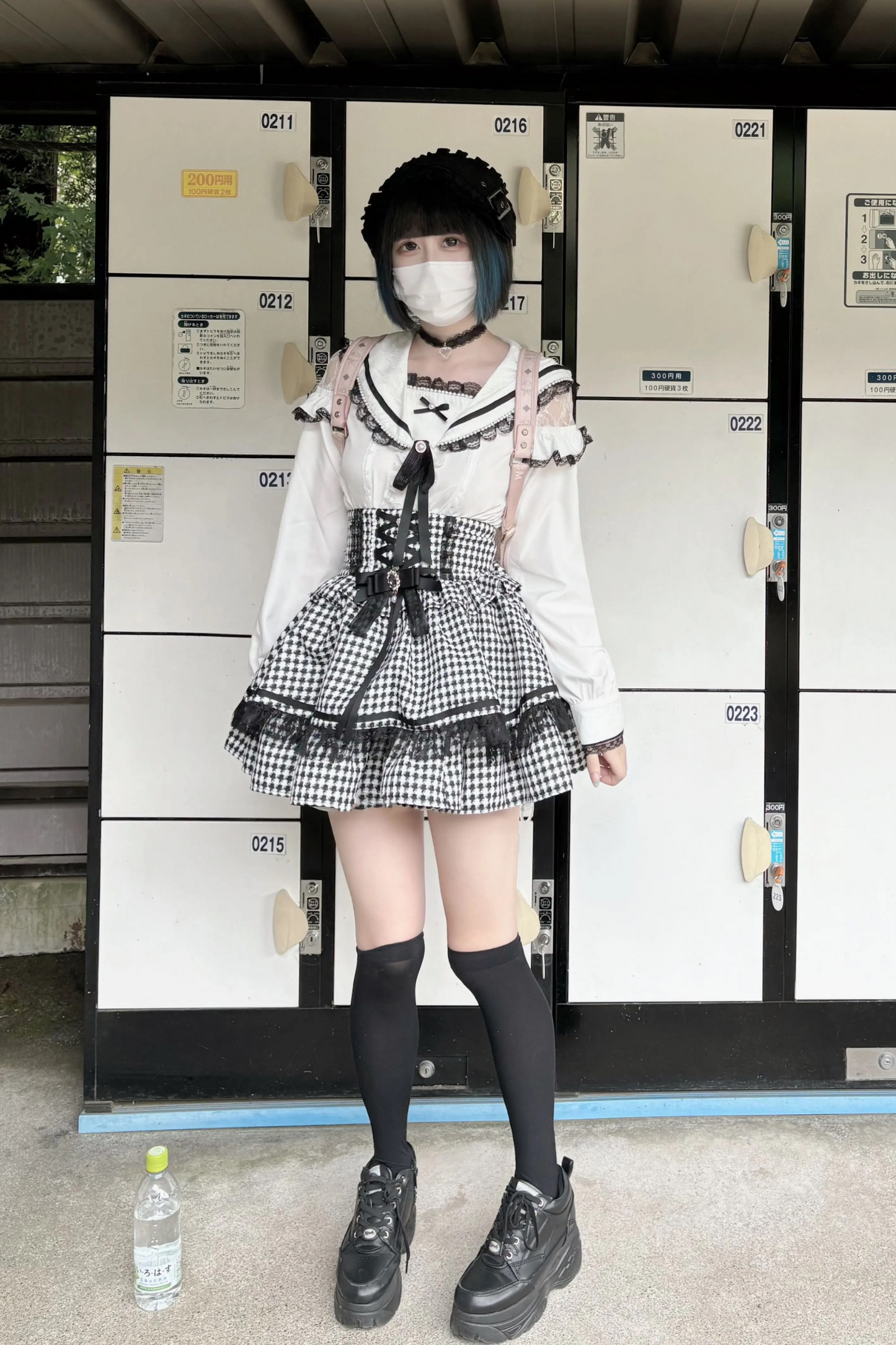 【予約商品】セーラーカラーリボンレースシャツ