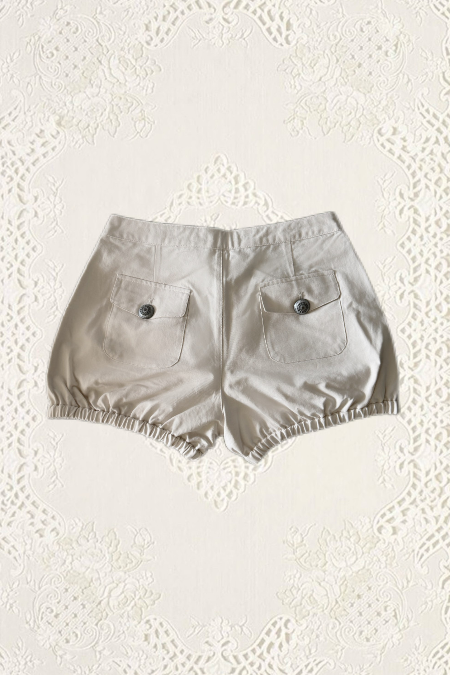 Heart Embroidered Shorts