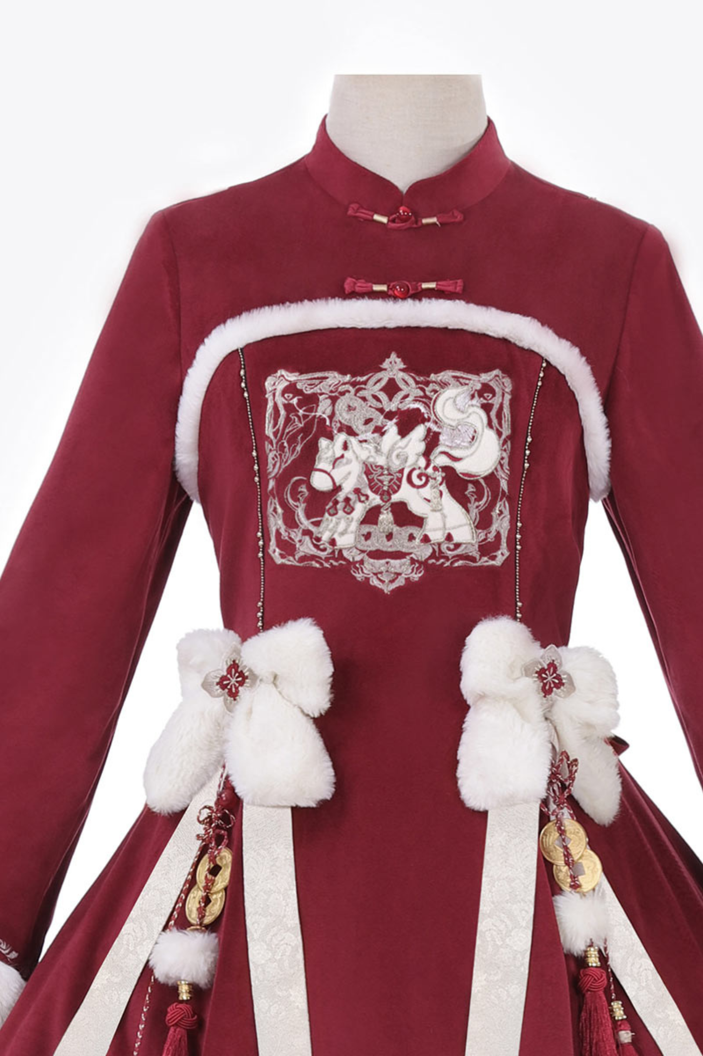 Chinese Design Furmant + Ribbon Dress