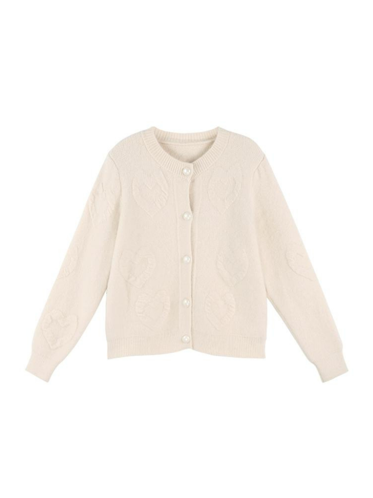 ハートソフトスイートショートニットカーディガン