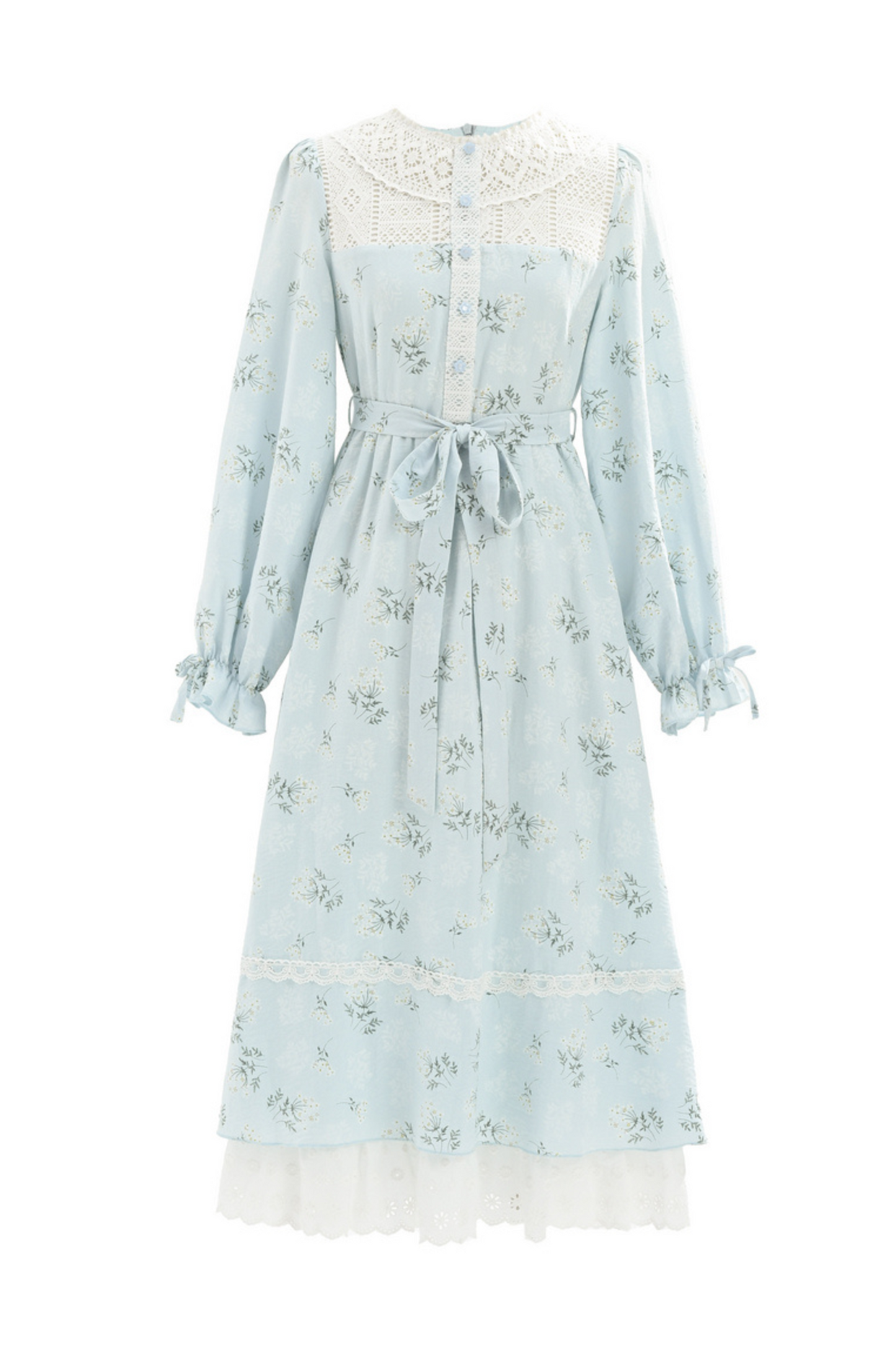 French Lace Flower Dress + Apron