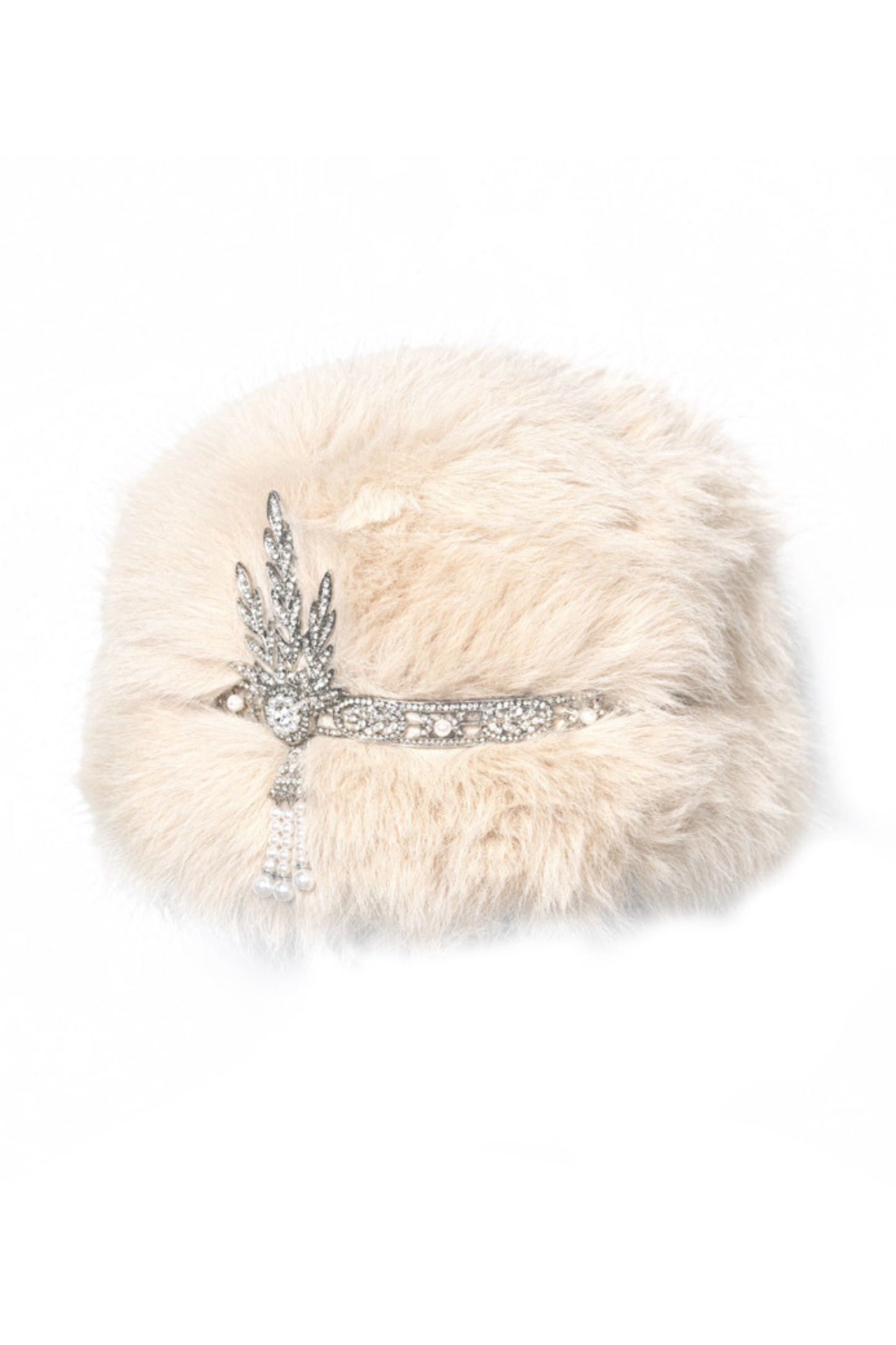 ナイトパーティーゴシックファーショール+ハット+ブローチ