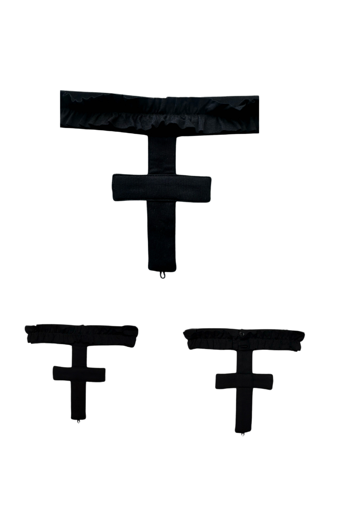 ゴシッククロスニットトップス