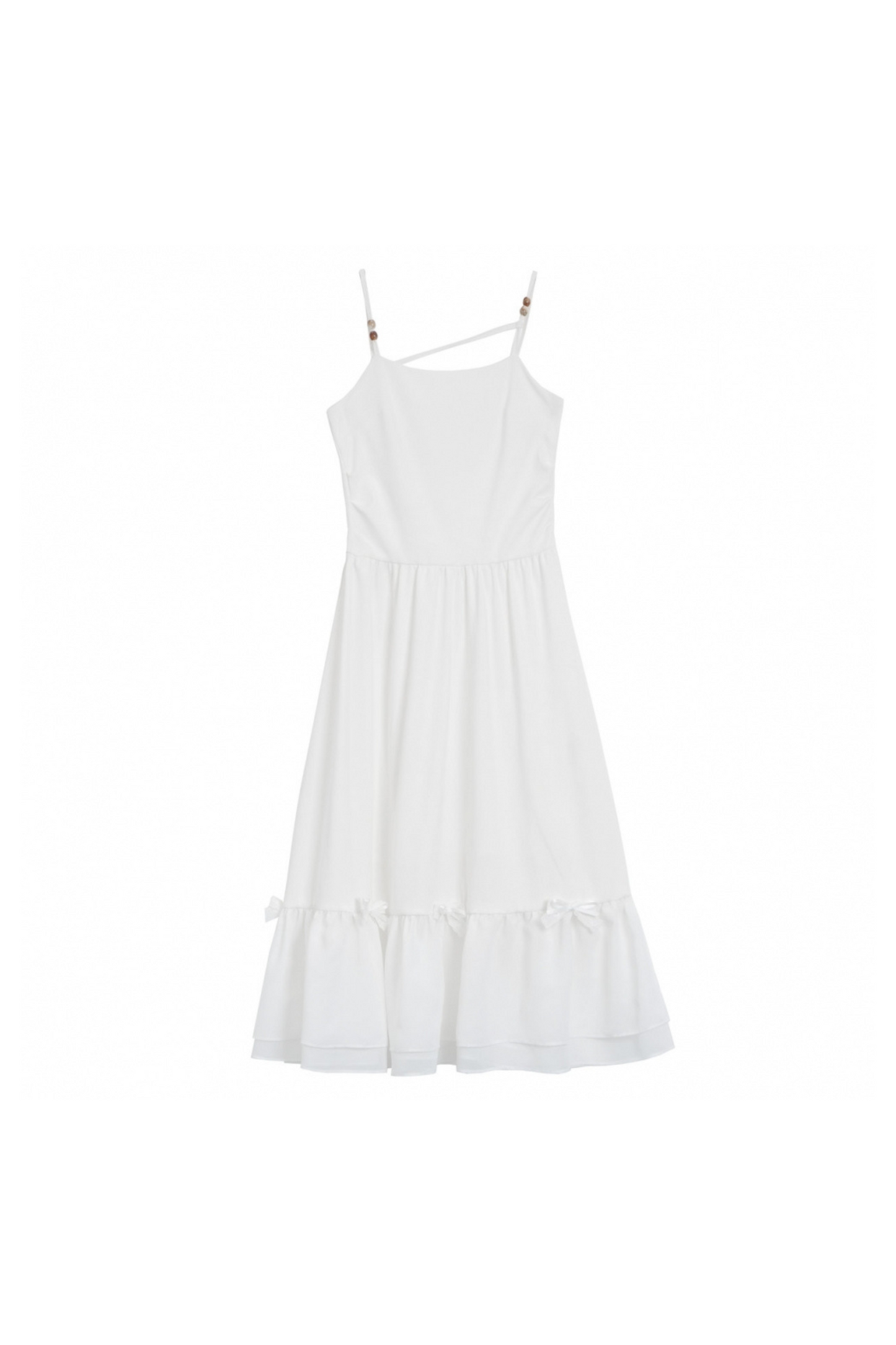 ホワイティガーリーホルタードレス+オフショルダークロップドトップス