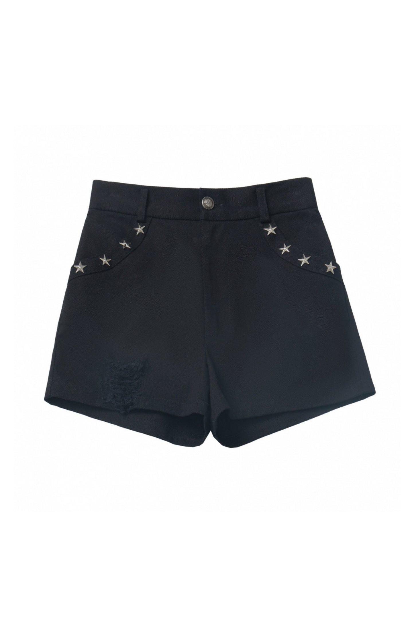 ロックシックチェックドレス+ワンショルダーショートトップス+ショートパンツ