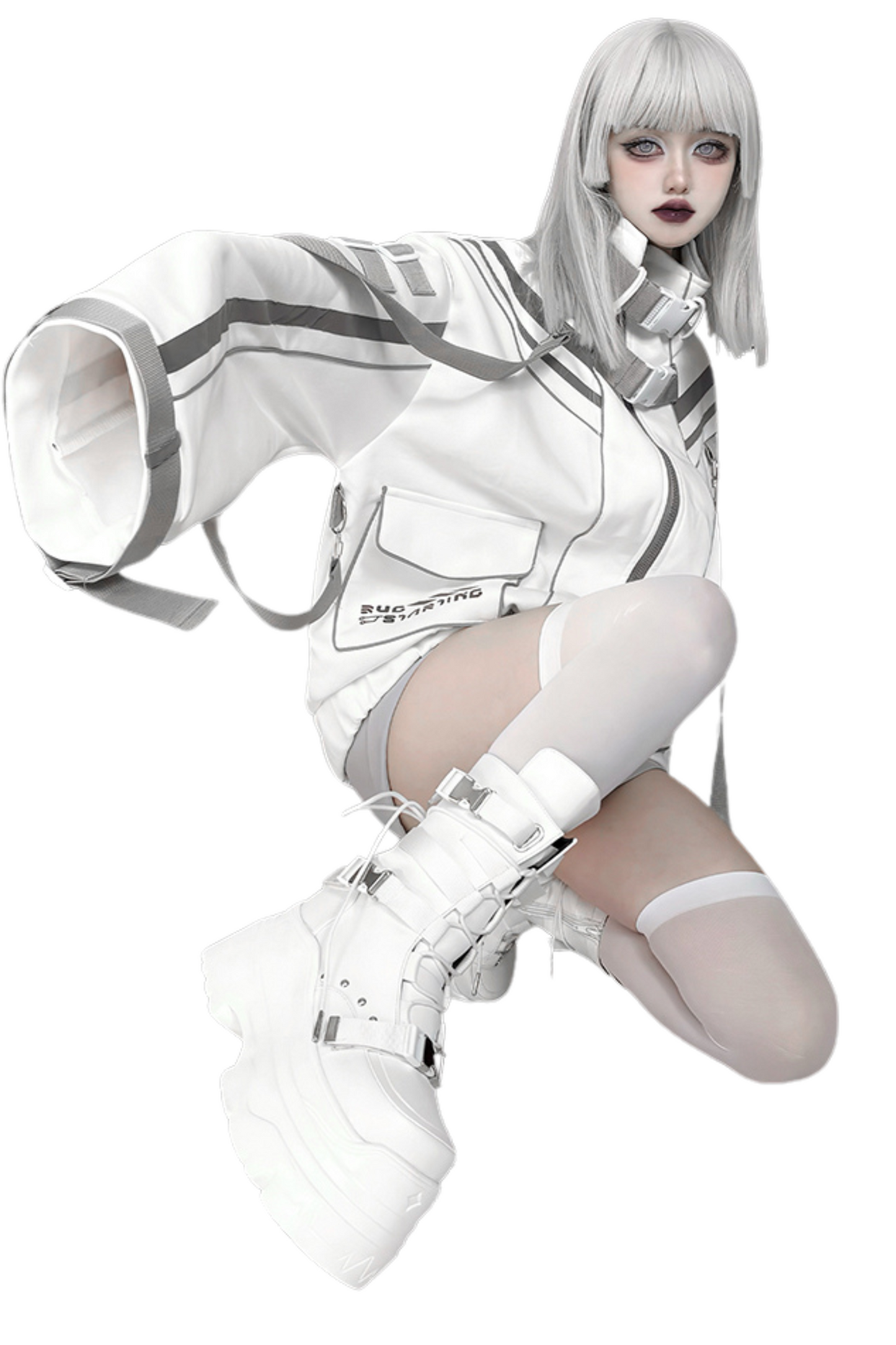 サイバーアカデミーサブカルチャー厚底ブーツ