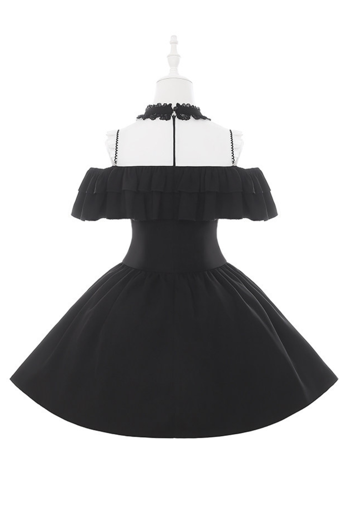 オフショルダーダークスイートドレス