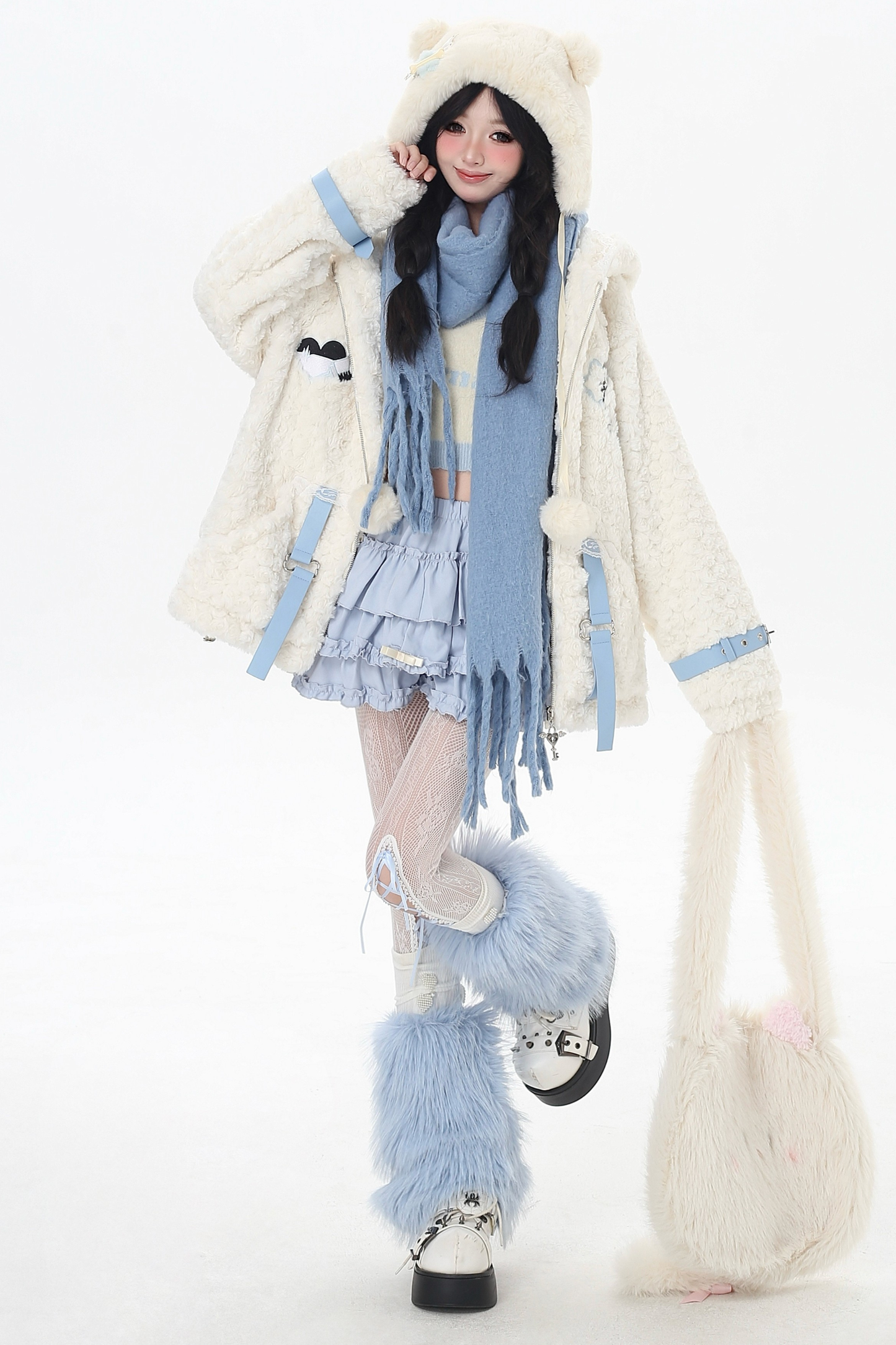 猫耳フードサブカルジャケット