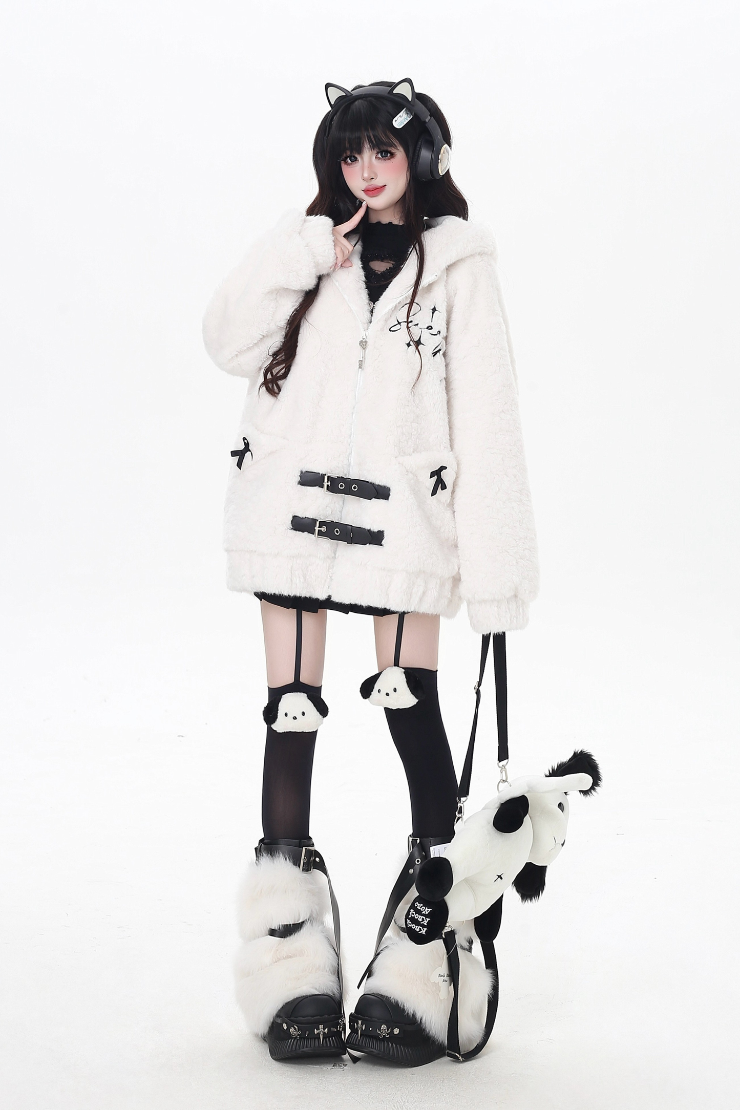 Furrouz Cat Ear Hooded Coat