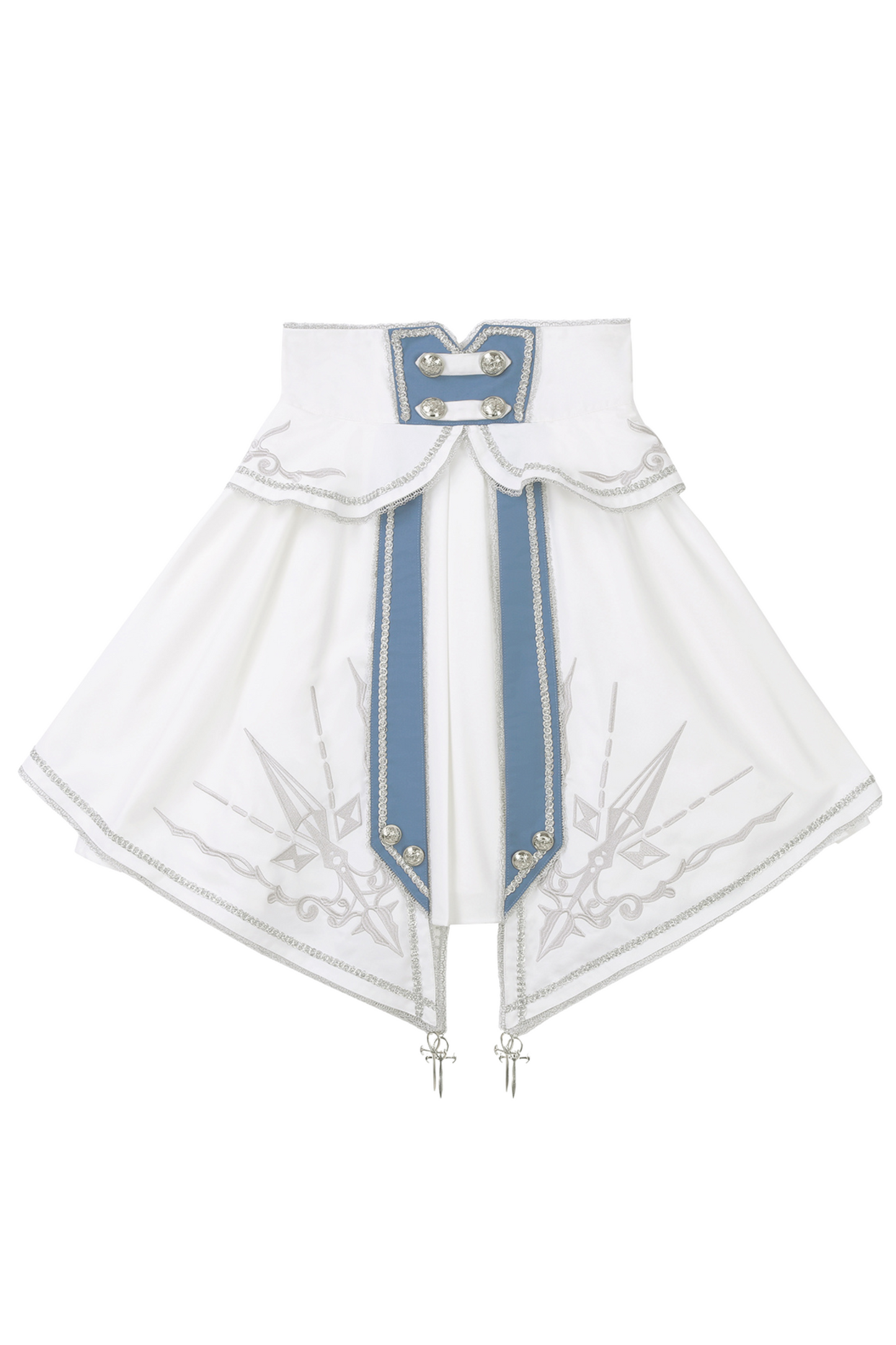 Star Night Style Shirt + Irregular Skirt