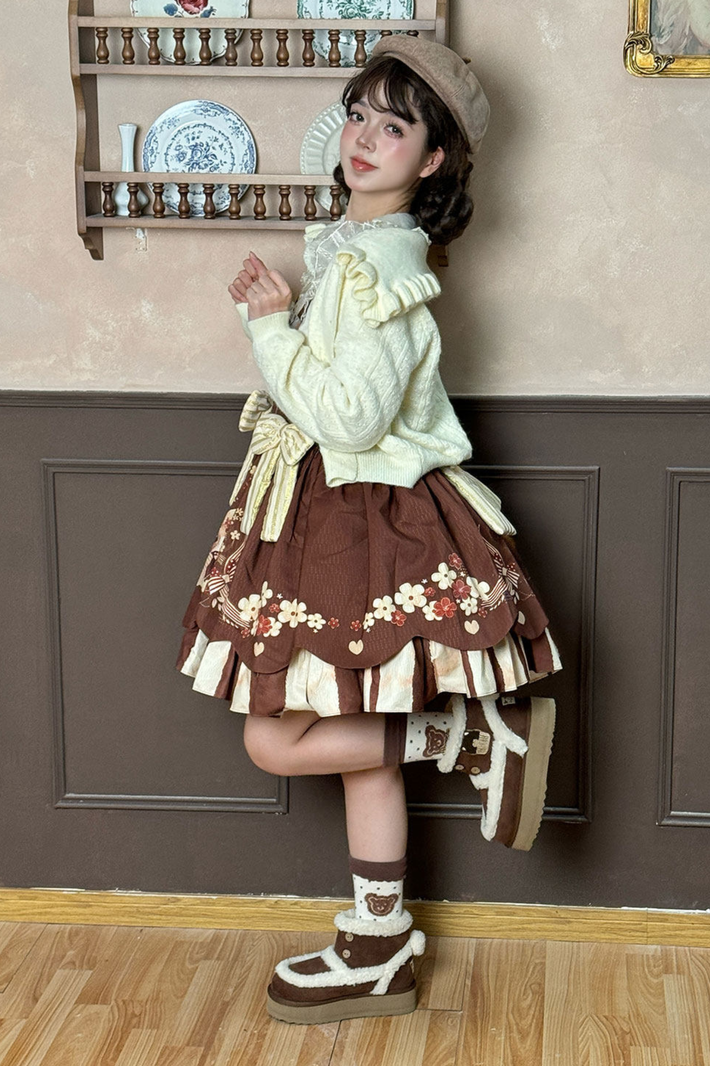 Lolita Fleece Line Snow Boots