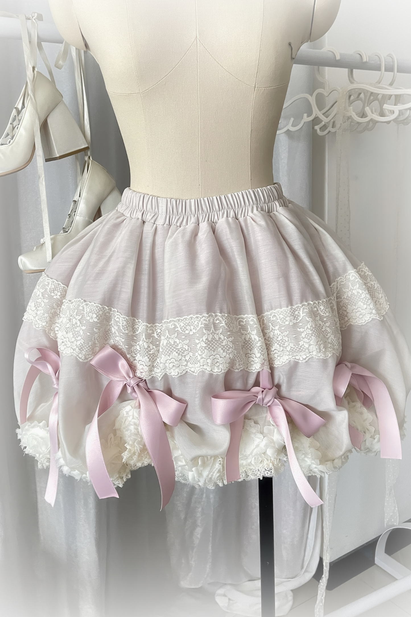 ドローストリングゴシックスイートトップス+ケーキスカート