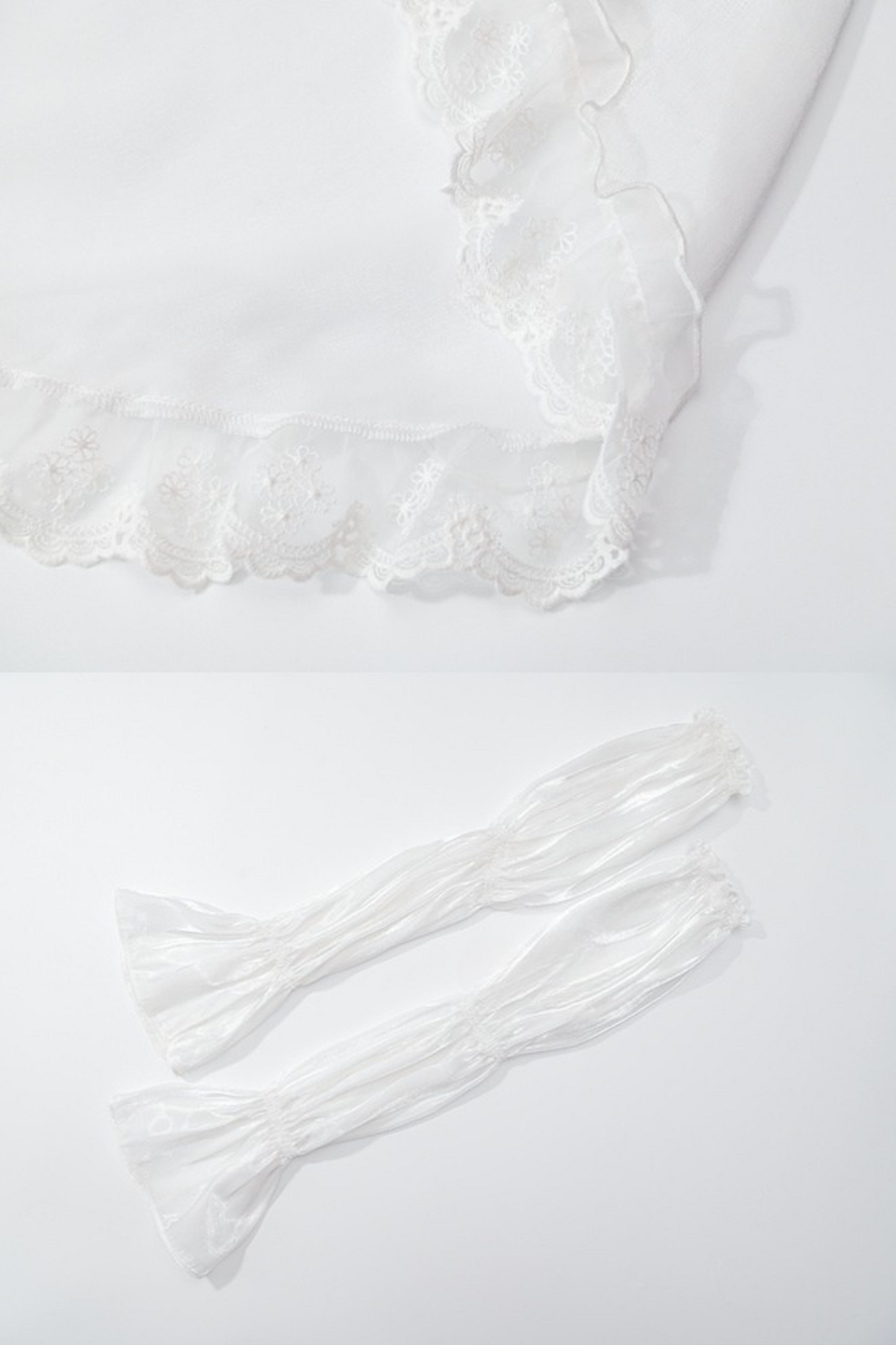 Heavy Shatindal Cami Sole Dress + Lace Asymmetrical Shawl