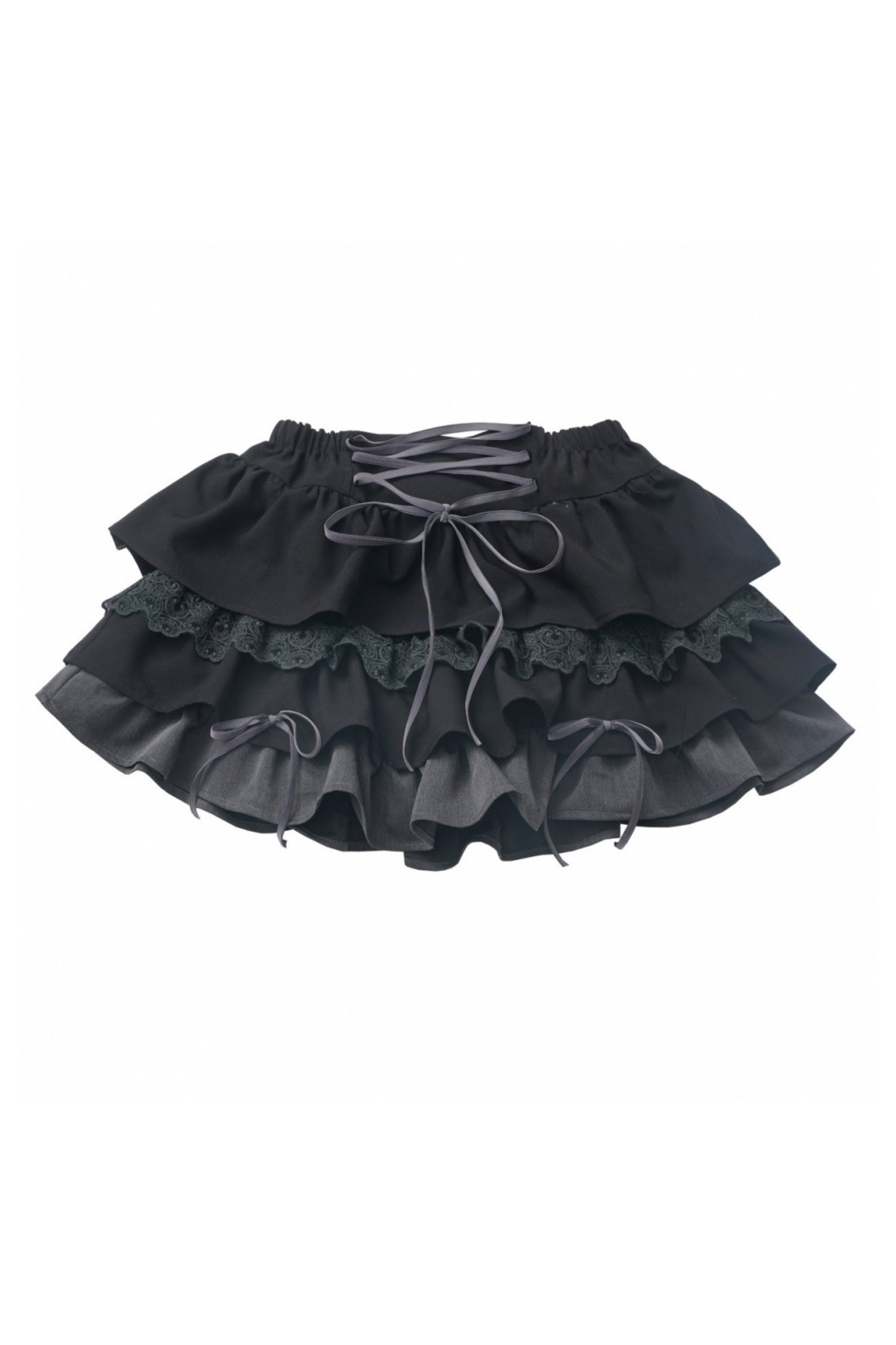 ヴィンテージショートカーディガン+レースホルターネックトップス+スカート