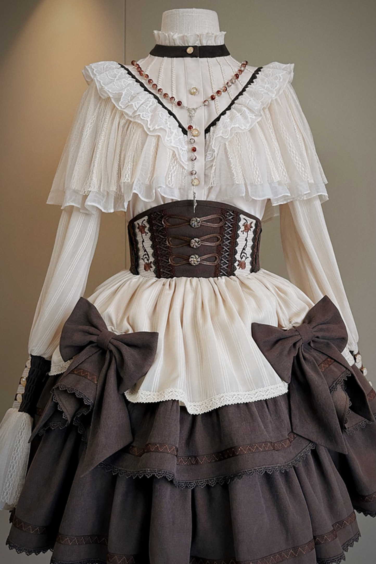 【予約商品】ロリータシャツ+フィッシュボーンスカート