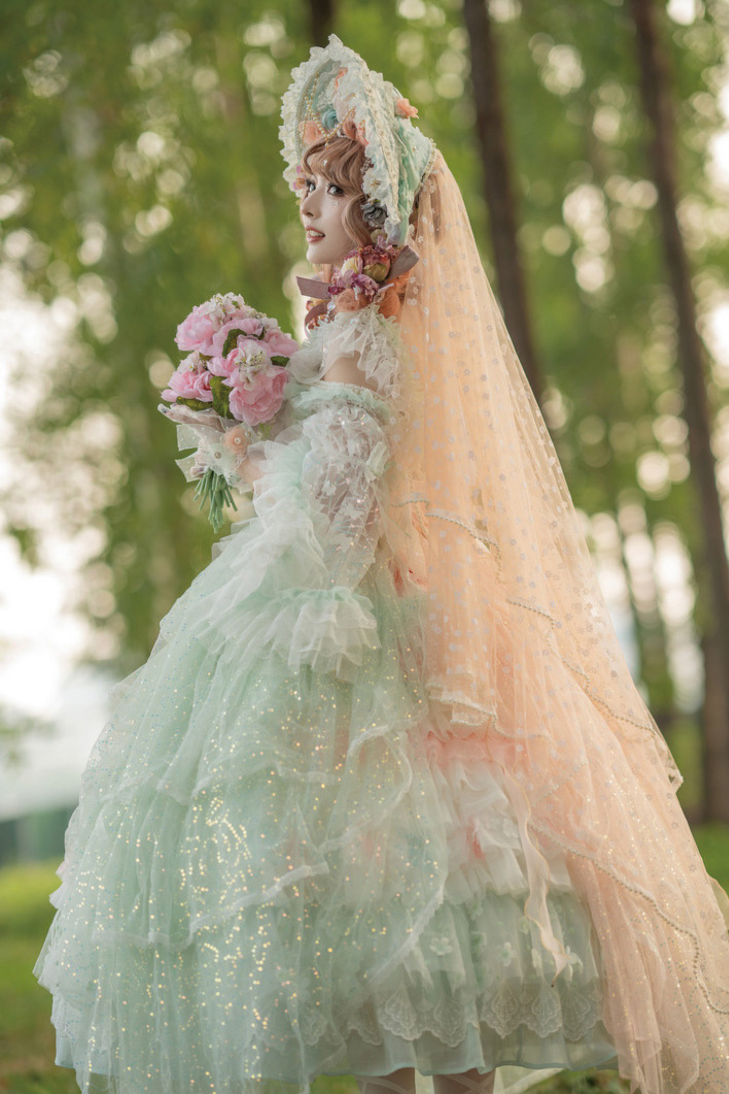 Flower Mariage Original Tea Party Gorgeous Lolita Dress