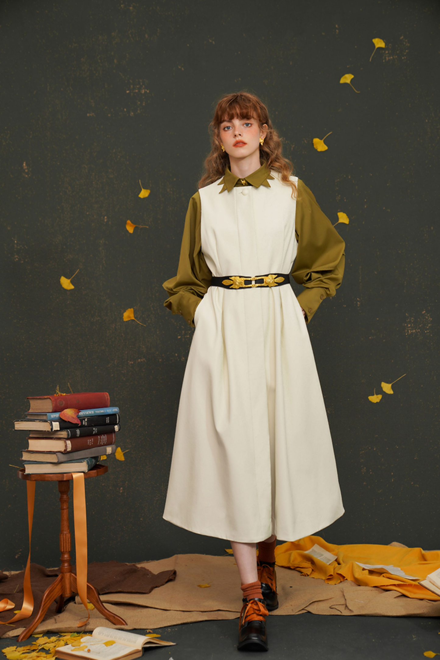 レトロラタンスリーブシャツ