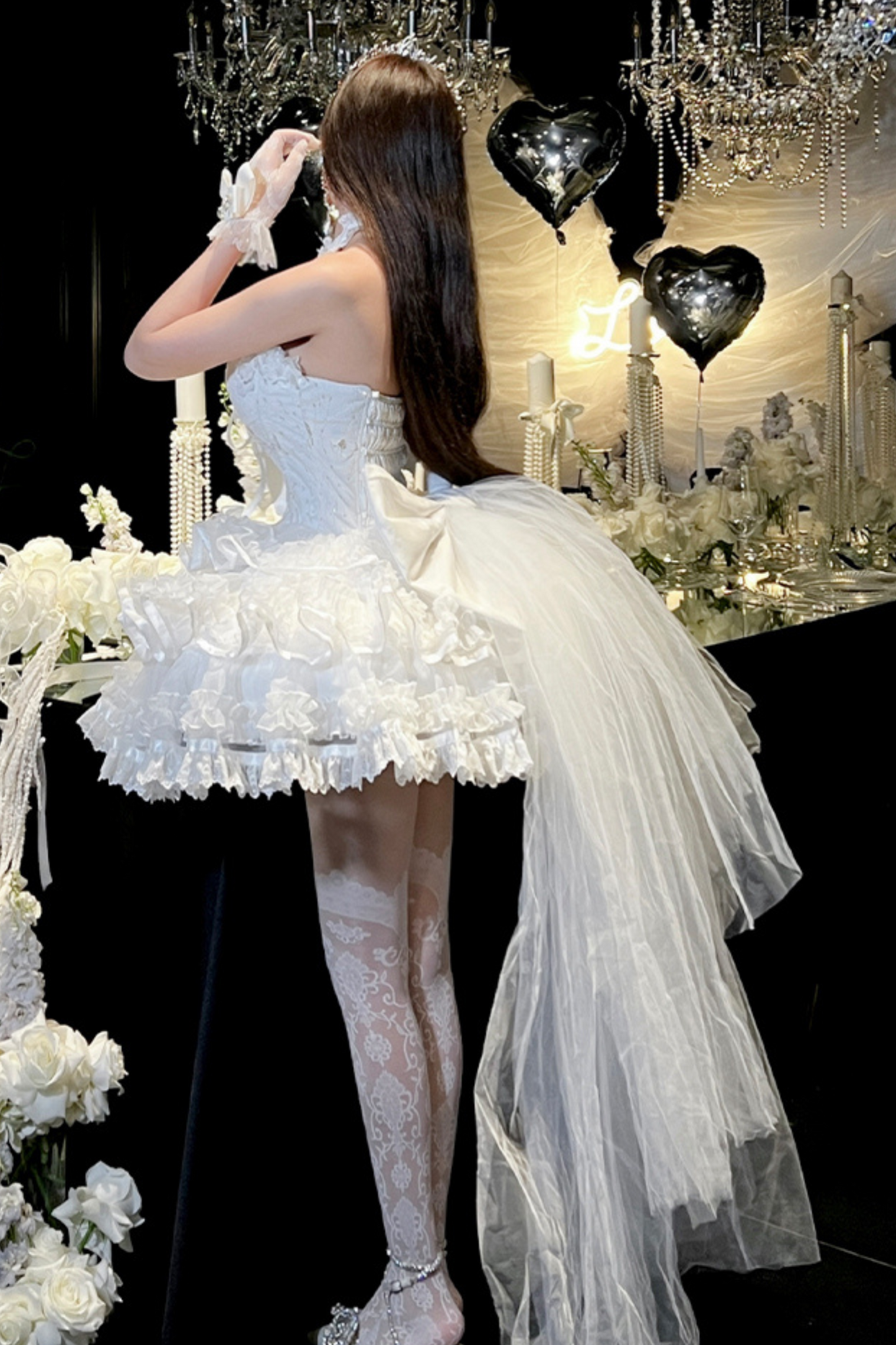 Short Swan Lolita Dress